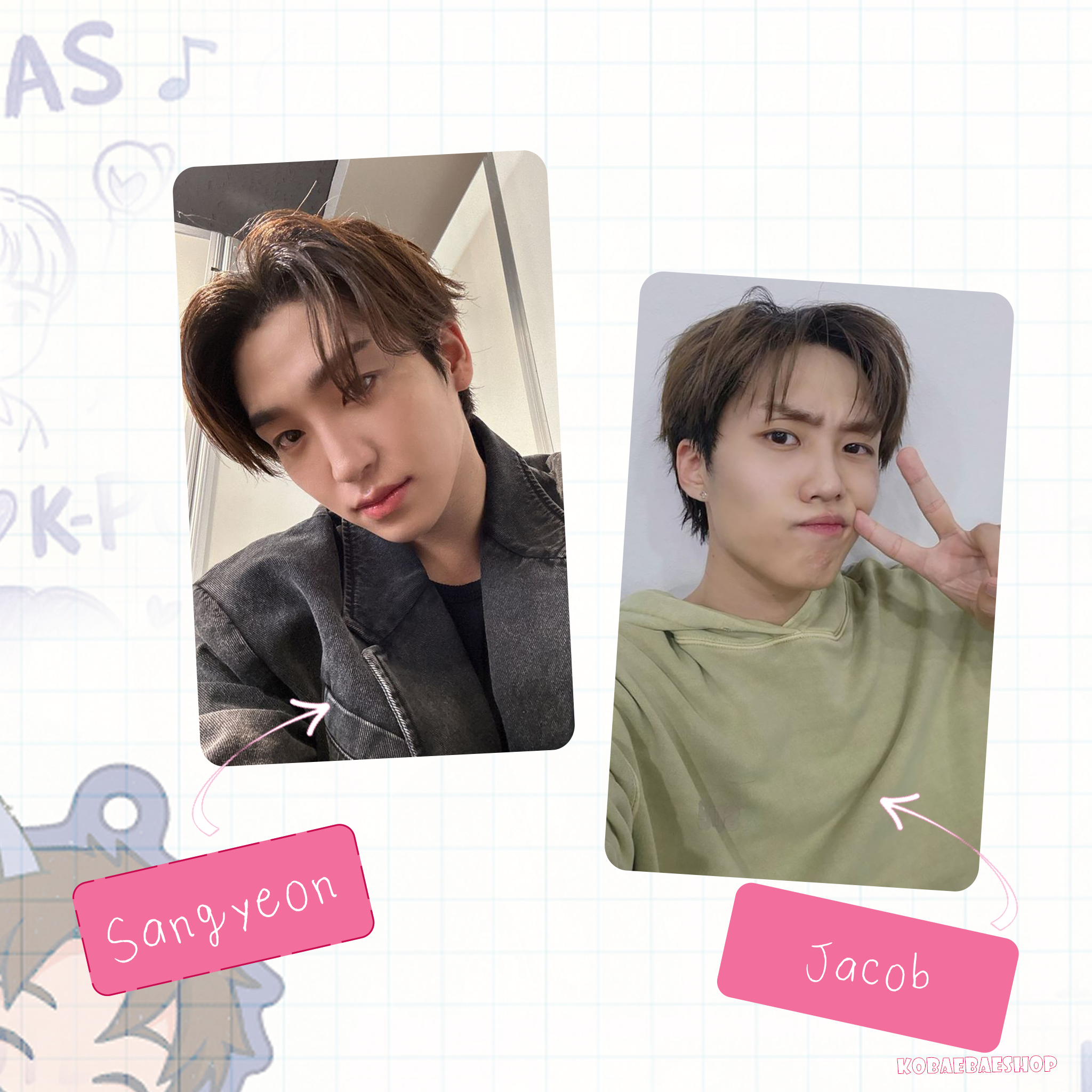 TheBoy OT11 Full Set – Handmade Kpop Inspired Photocards (Pack 1)