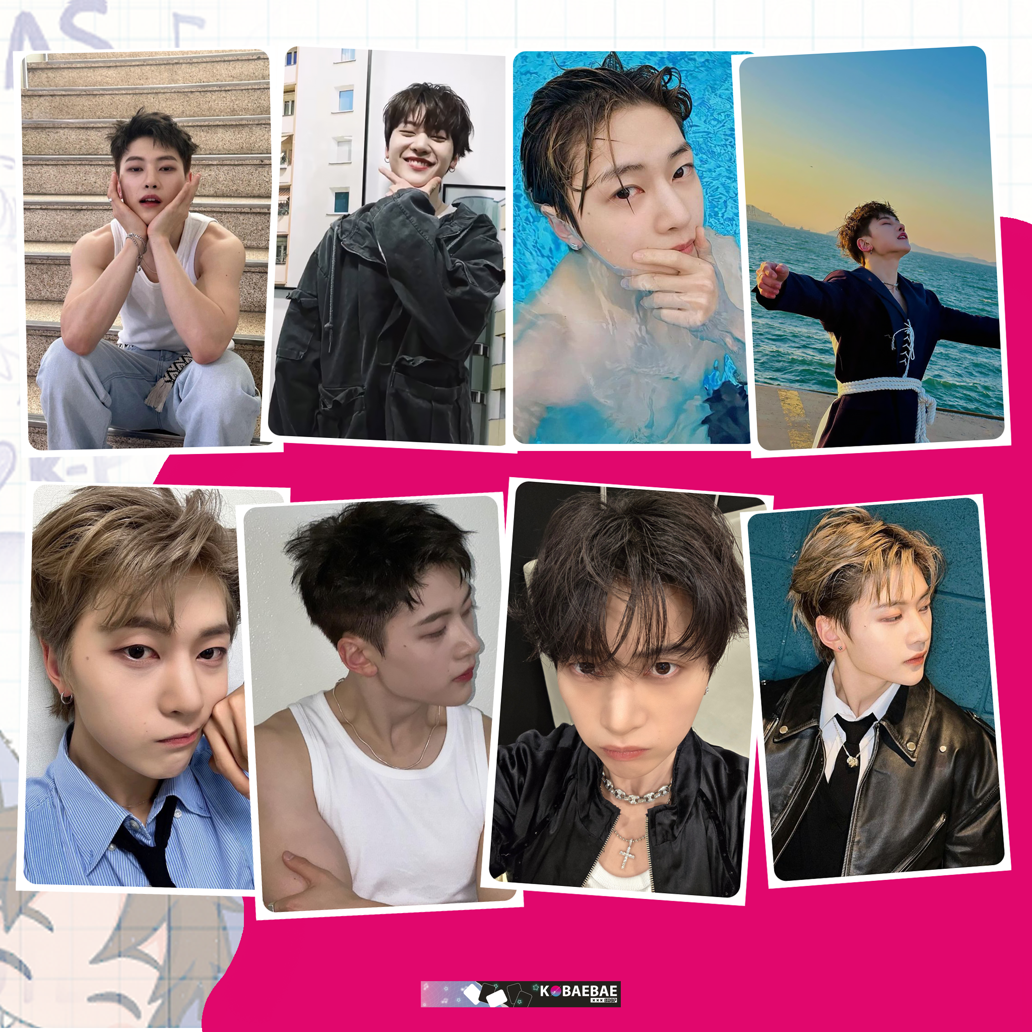 Zb1 - Machu Handmade photocards kpop inspired - Bias Set 1
