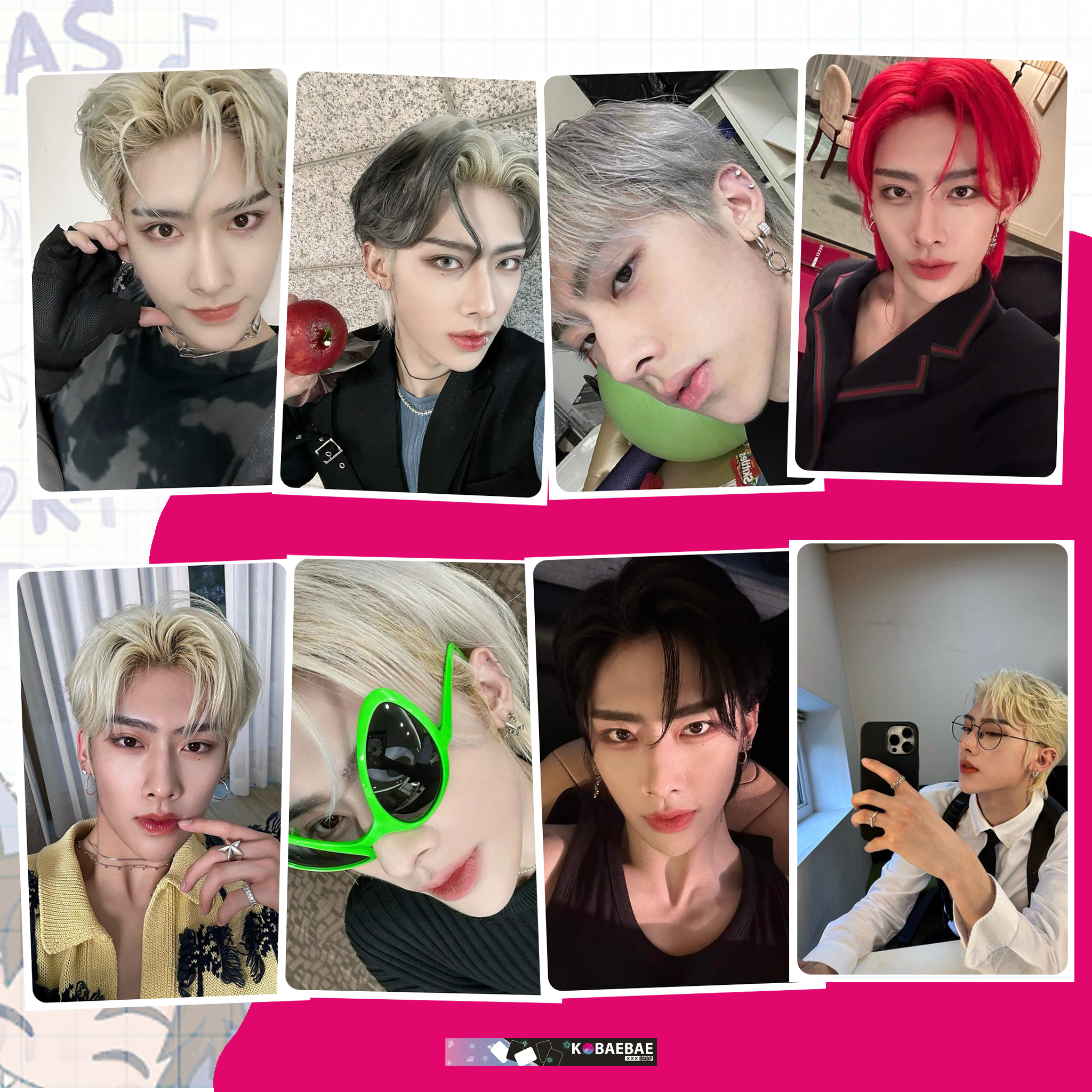 Zb1 - Rick Handmade photocards kpop inspired - Bias Set 1