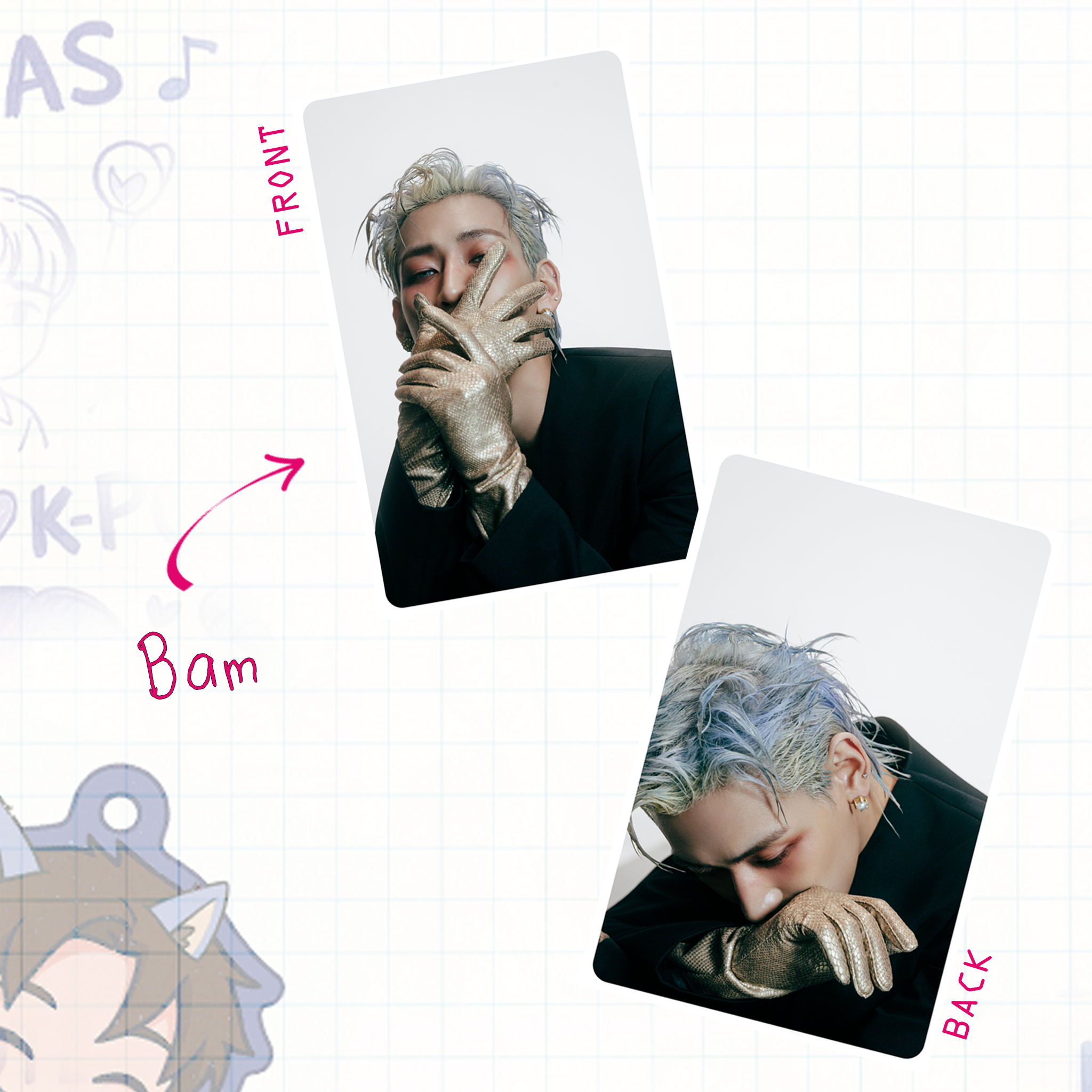 GotSev - Ot7 handmade photocards kpop inspired - Winter Hept. - Wint concept