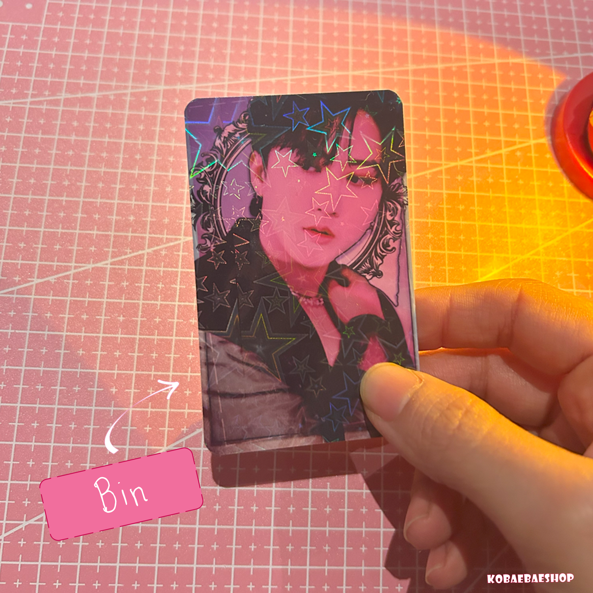 Skz - Dome Handmade photocards kpop inspired - holographic Bias Set 1