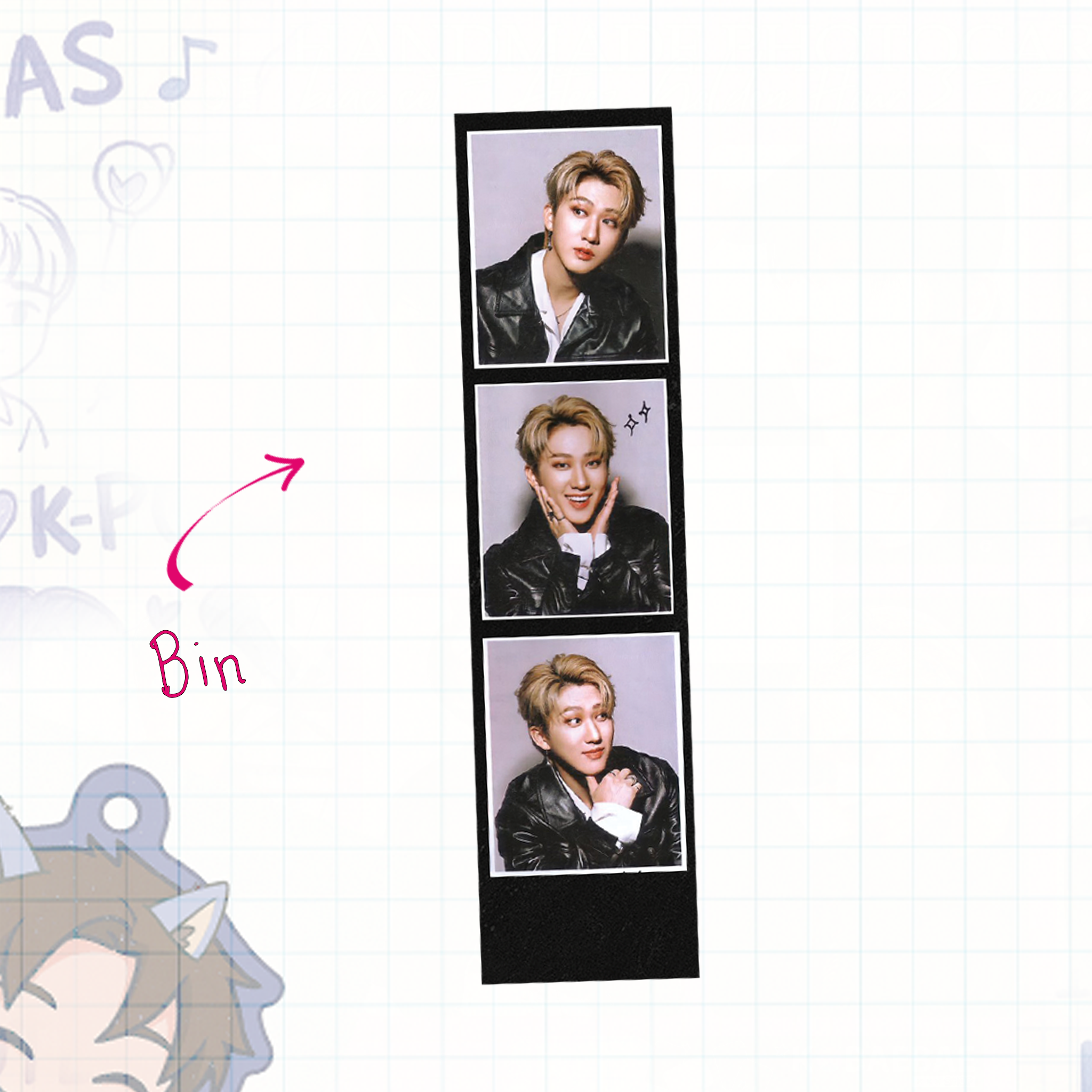 Skz - Handmade filmstrips set 4 - editing strip - bias ot8