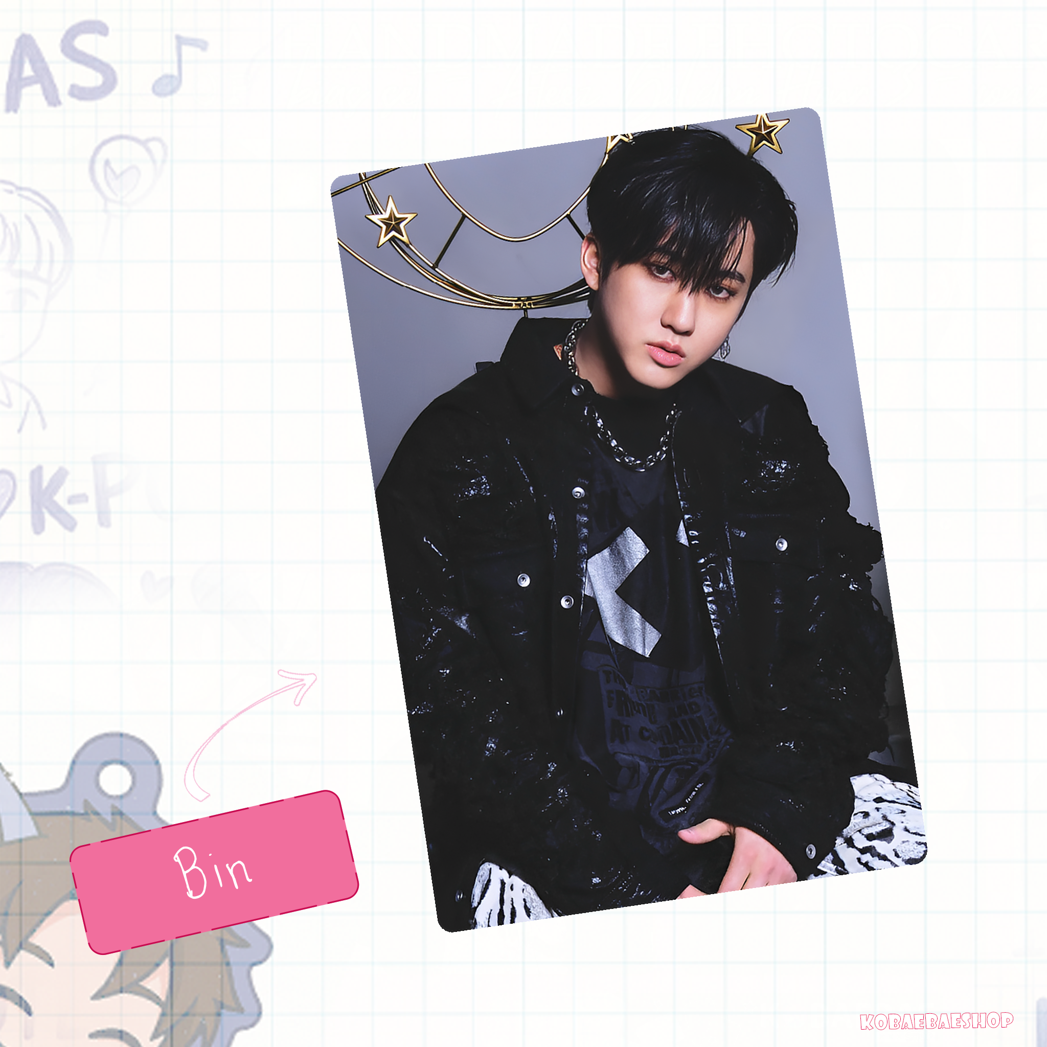 Skz - FiveStar Handmade photocards kpop inspired - Bias Set 1