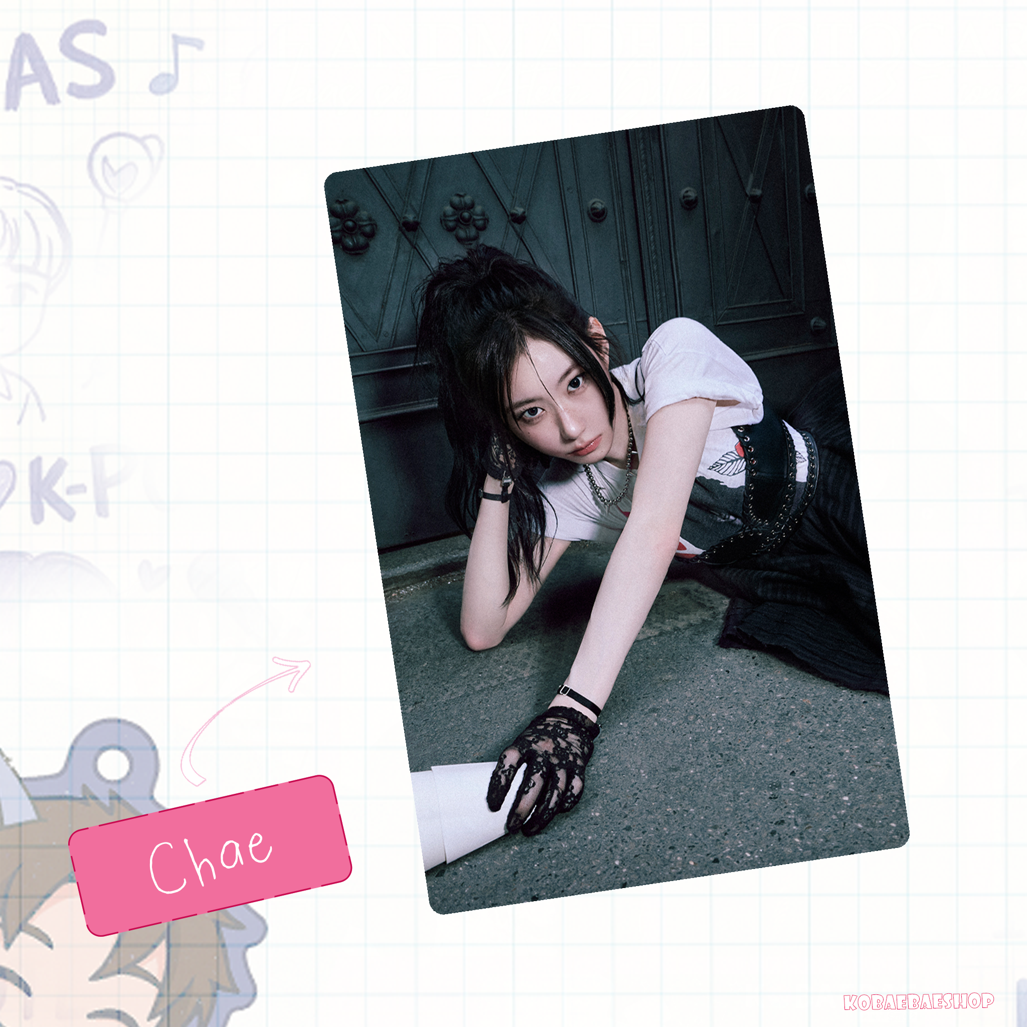 Itzy - OT5 handmade Tunnel (Vis.) photocards - bias set 1