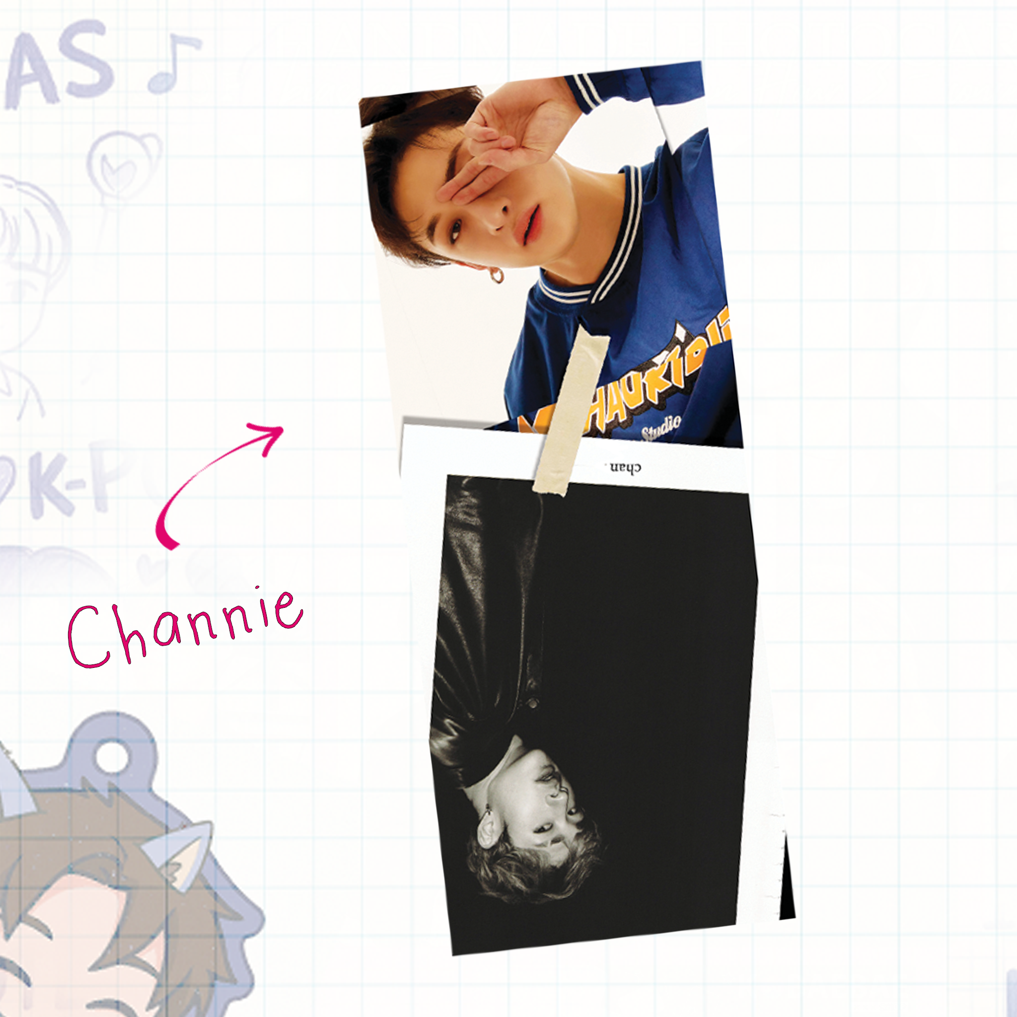 Skz -  Handmade Edit Bookmarks inspired Kpop | double side - set 5