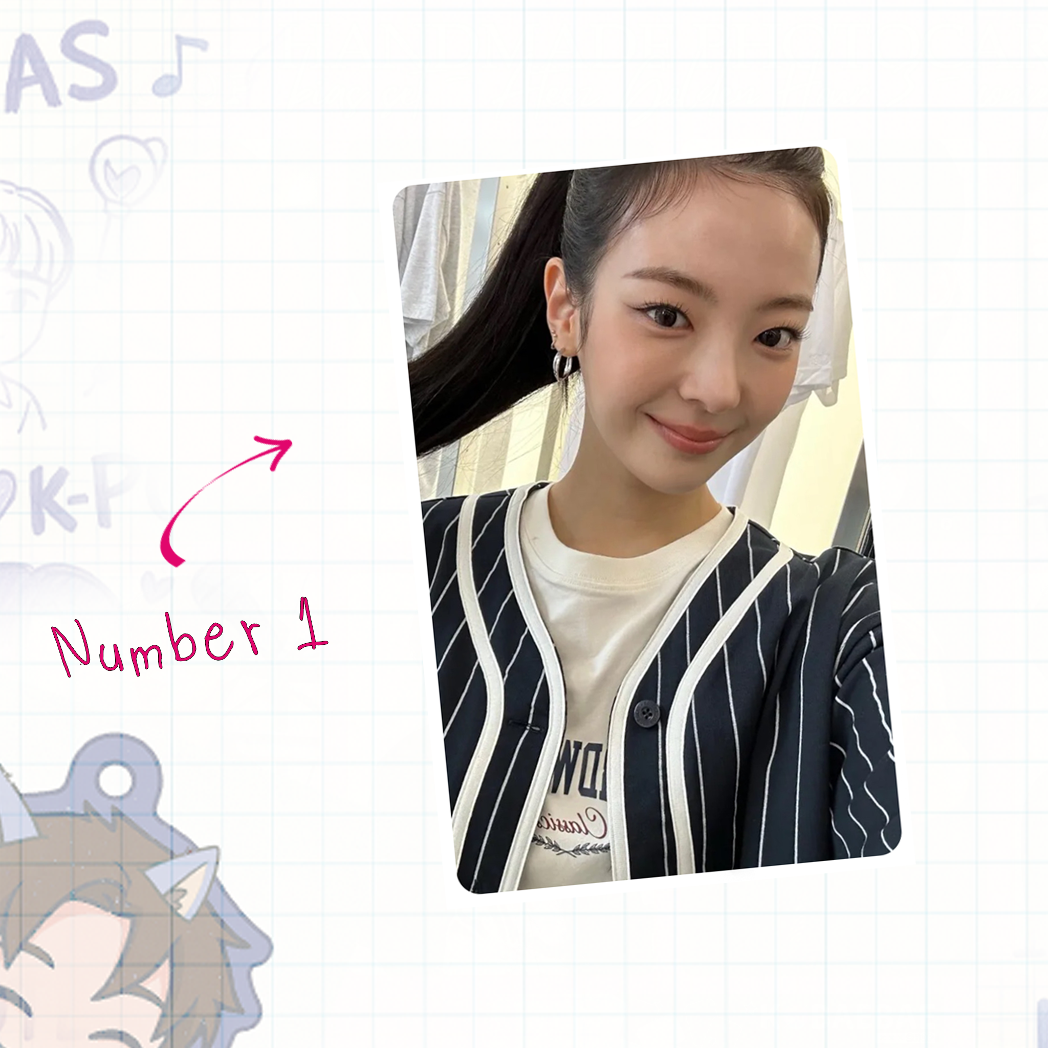 Itz - Lia handmade photocards kpop inspired - Set 1