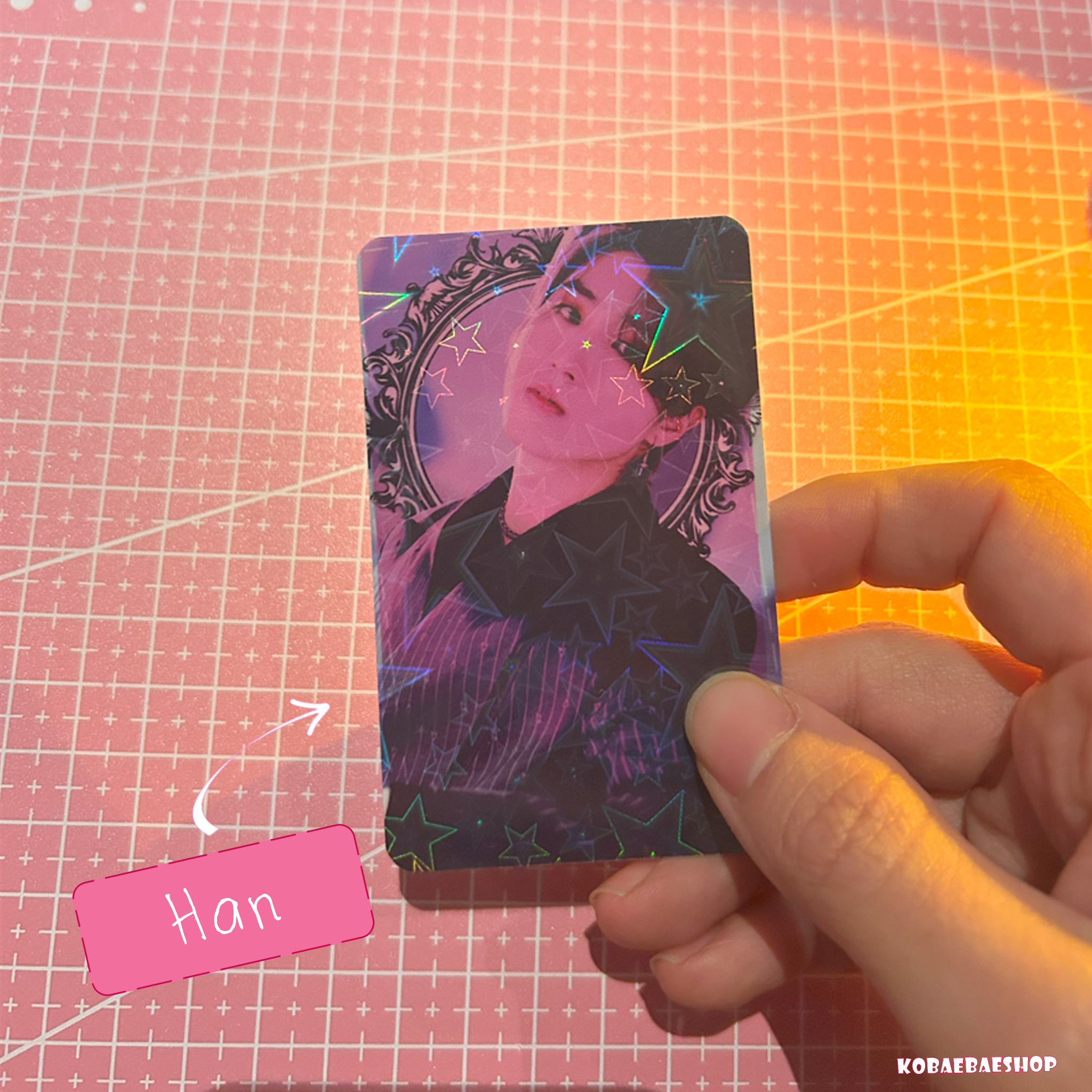 Skz - Dome Handmade photocards kpop inspired - holographic Bias Set 1