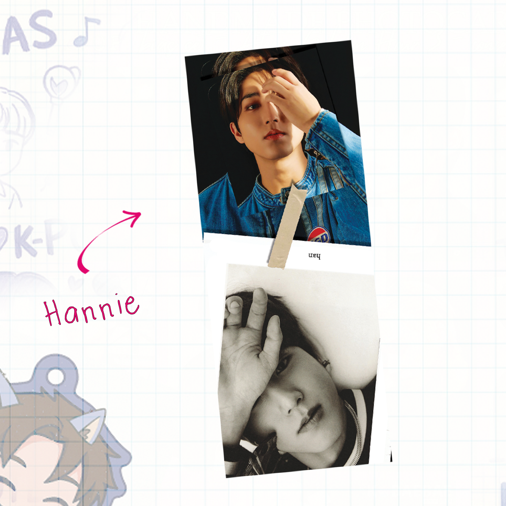 Skz -  Handmade Edit Bookmarks inspired Kpop | double side - set 5
