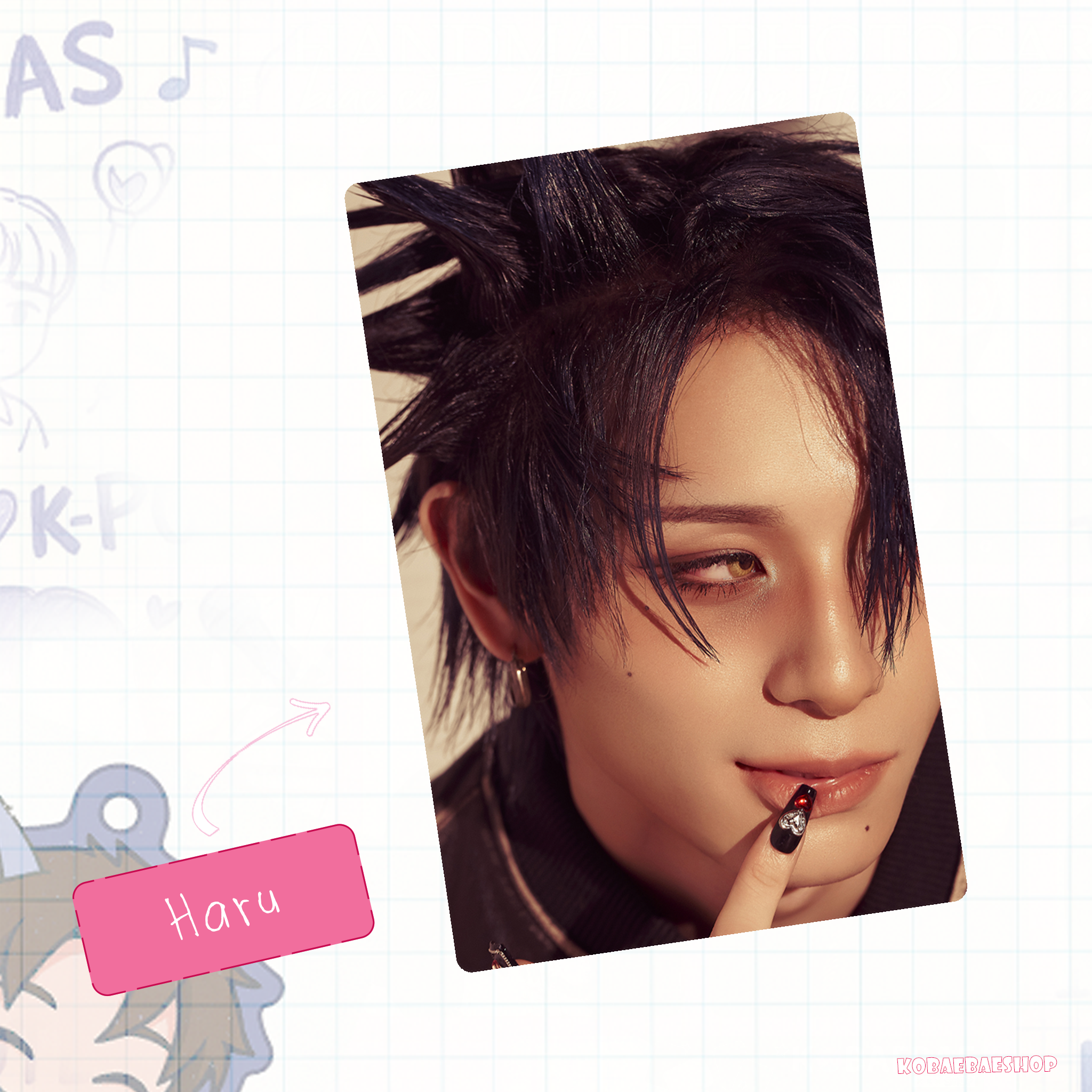 Xlov - Mini Album Handmade photocards kpop inspired - Bias Set 2