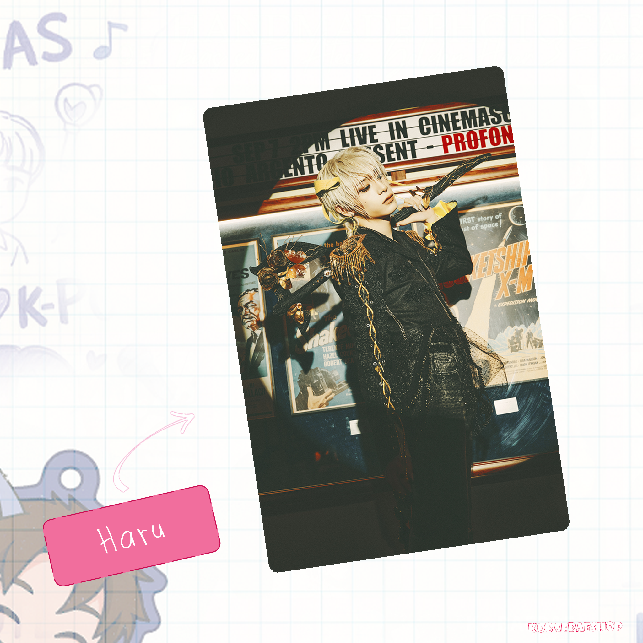 Xlov - Mini Album Handmade photocards kpop inspired - Bias Set 1