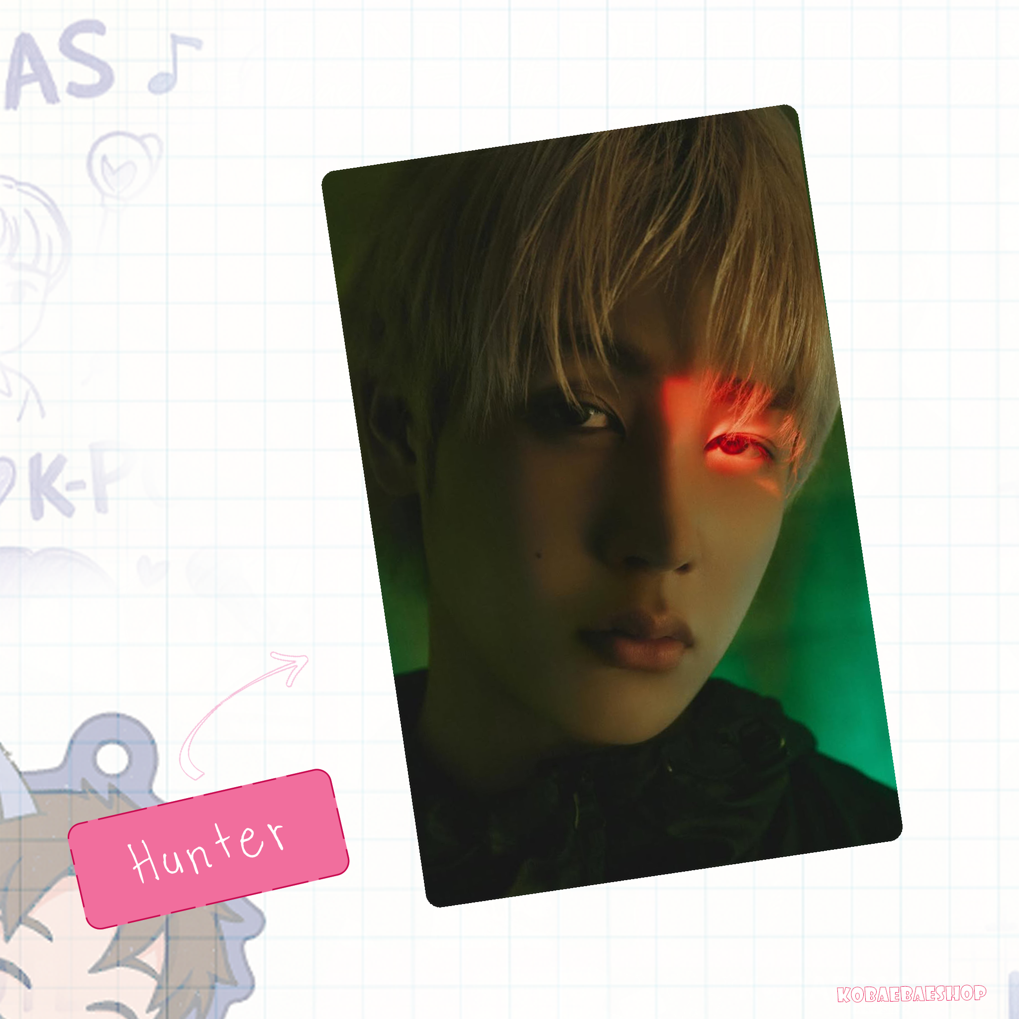 Xikers - OT10 Hiker handmade photocards - bias set 1
