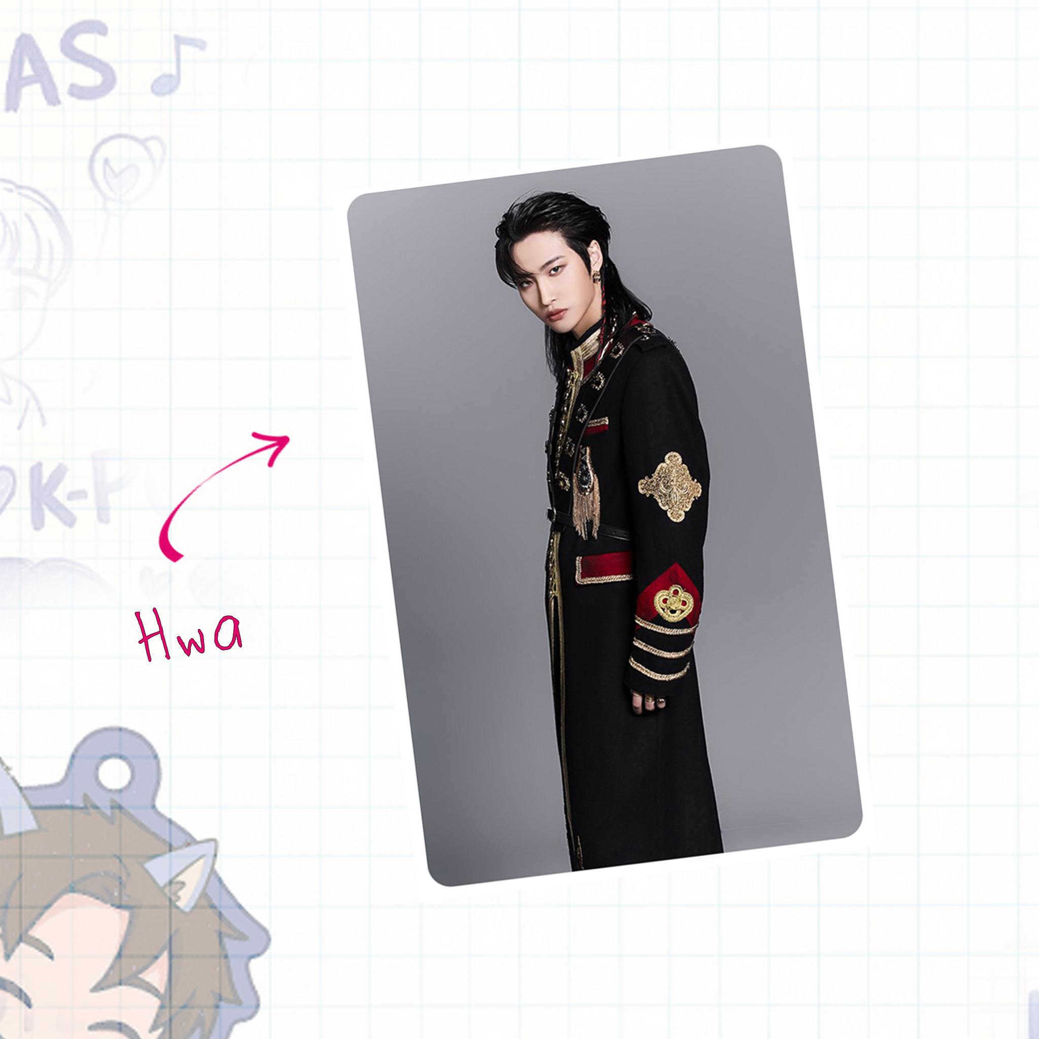 Atz - 1883 Mgz. handmade photocards kpop inspired - Ot8 set