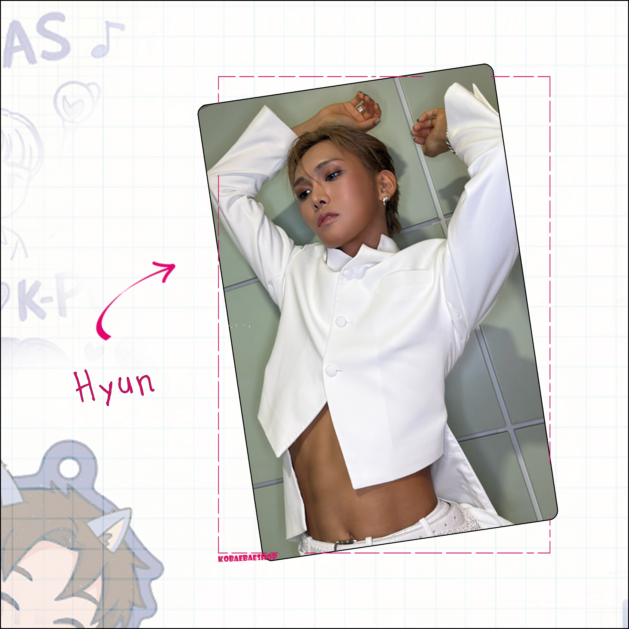 Xlov OT4 Full Set – Handmade Kpop Inspired Photocards (Pack 1)