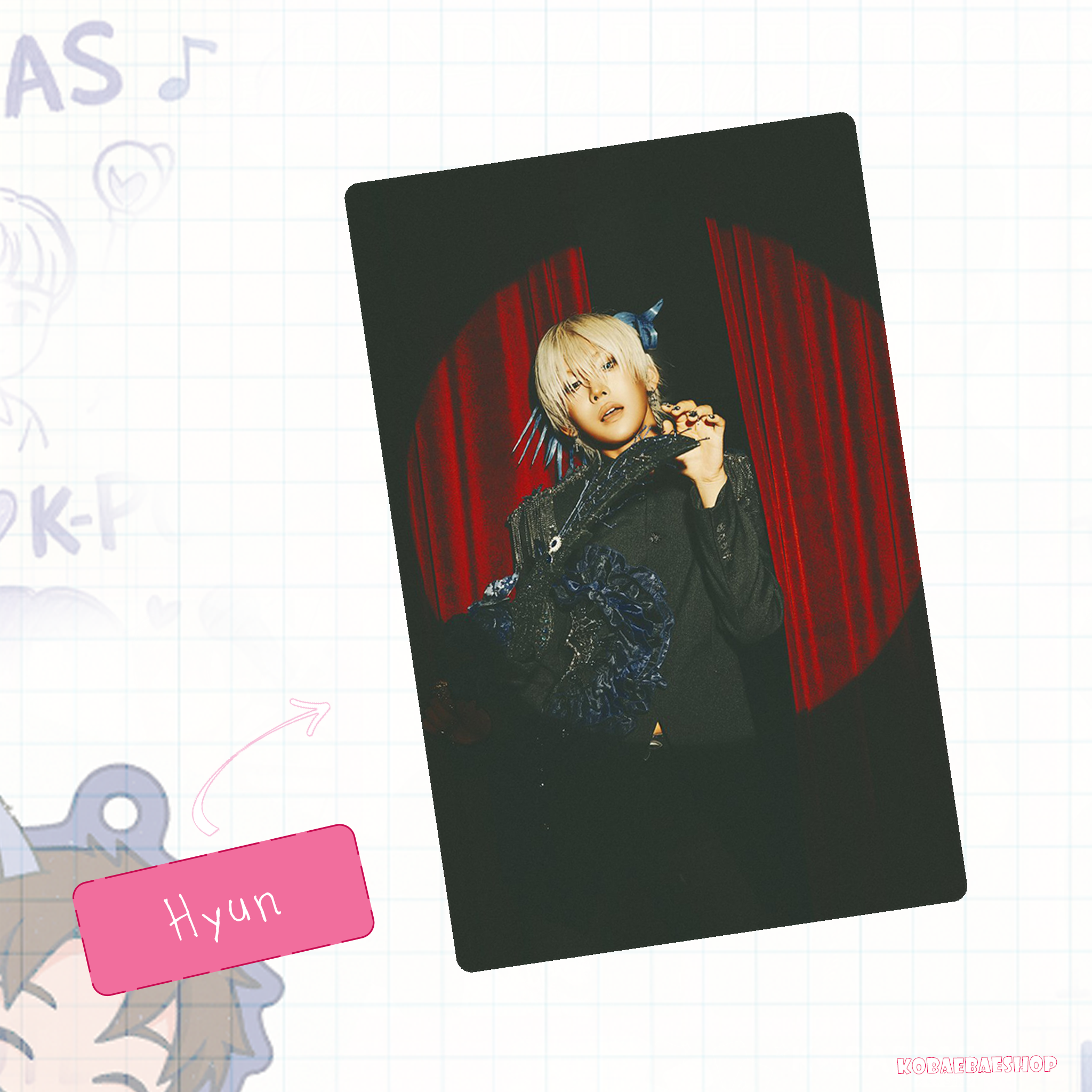 Xlov - Mini Album Handmade photocards kpop inspired - Bias Set 1