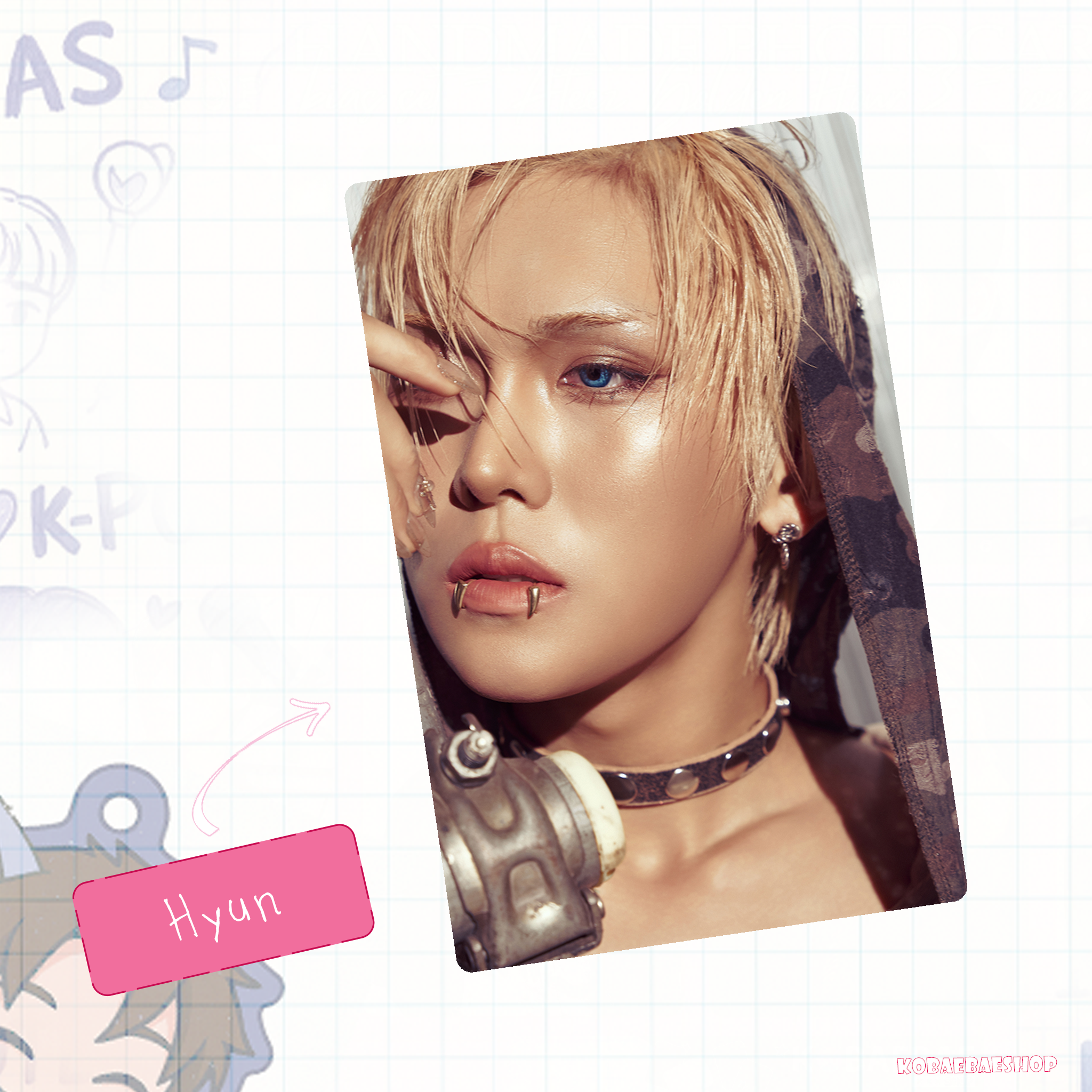 Xlov - Mini Album Handmade photocards kpop inspired - Bias Set 2