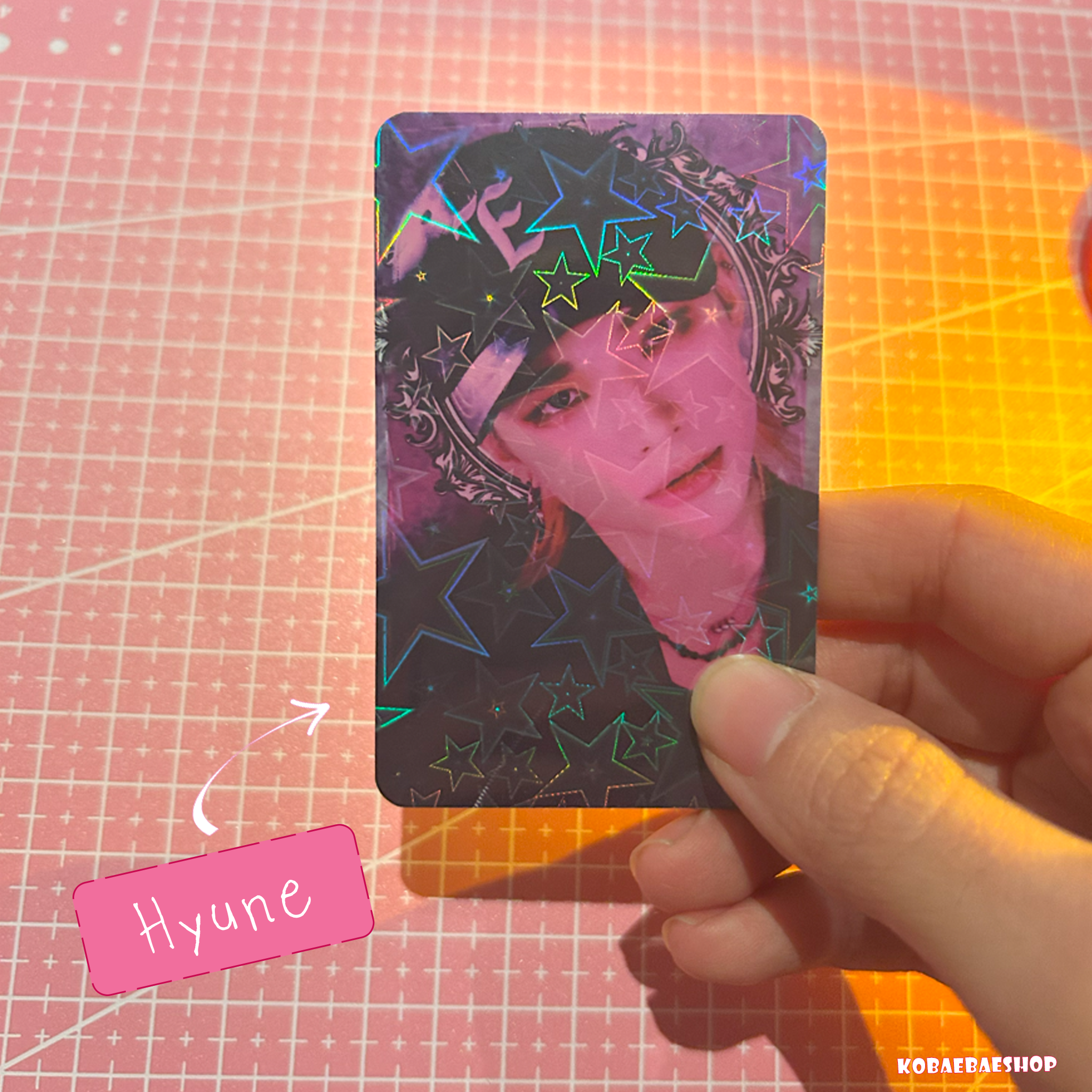 Skz - Dome Handmade photocards kpop inspired - holographic Bias Set 1