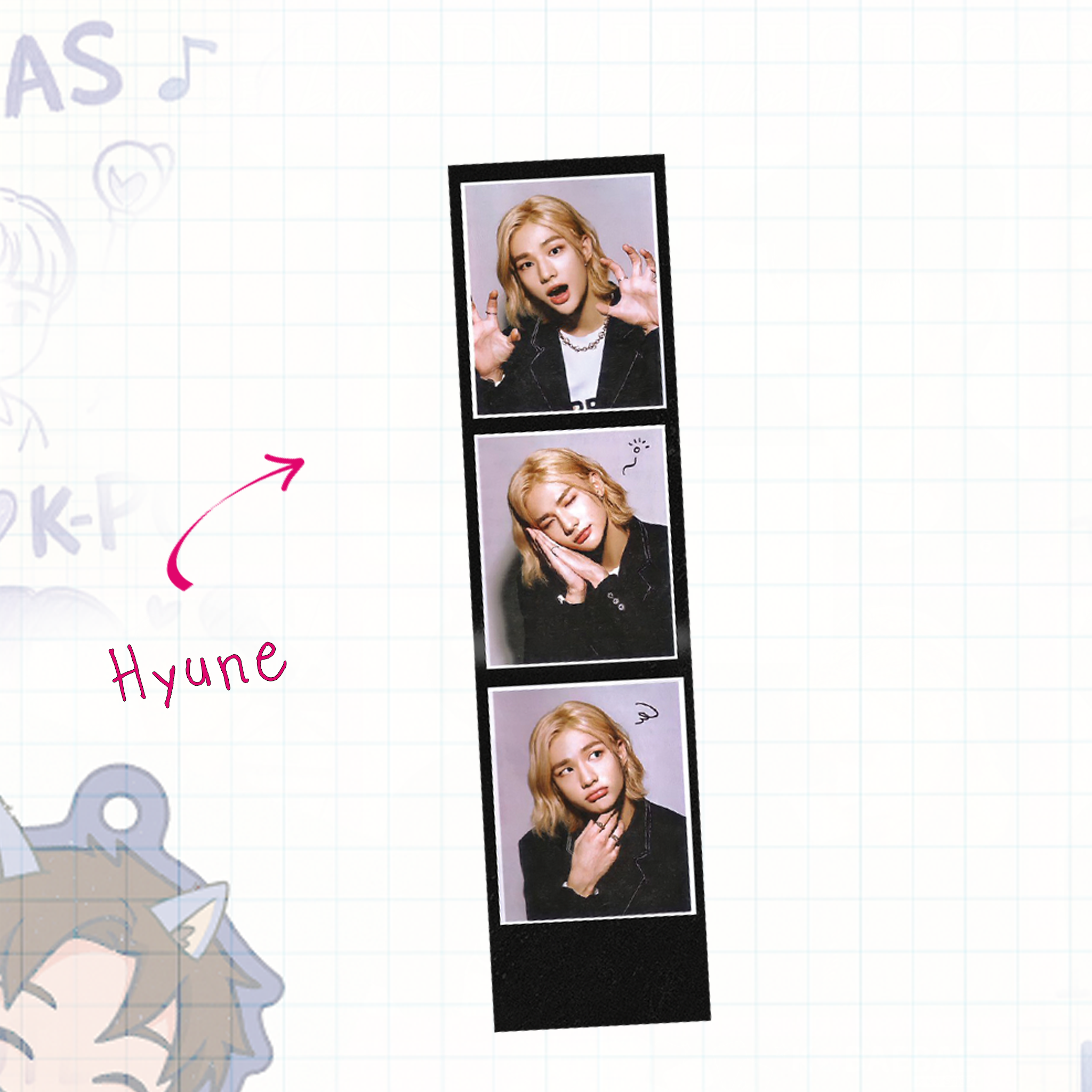 Skz - Handmade filmstrips set 4 - editing strip - bias ot8