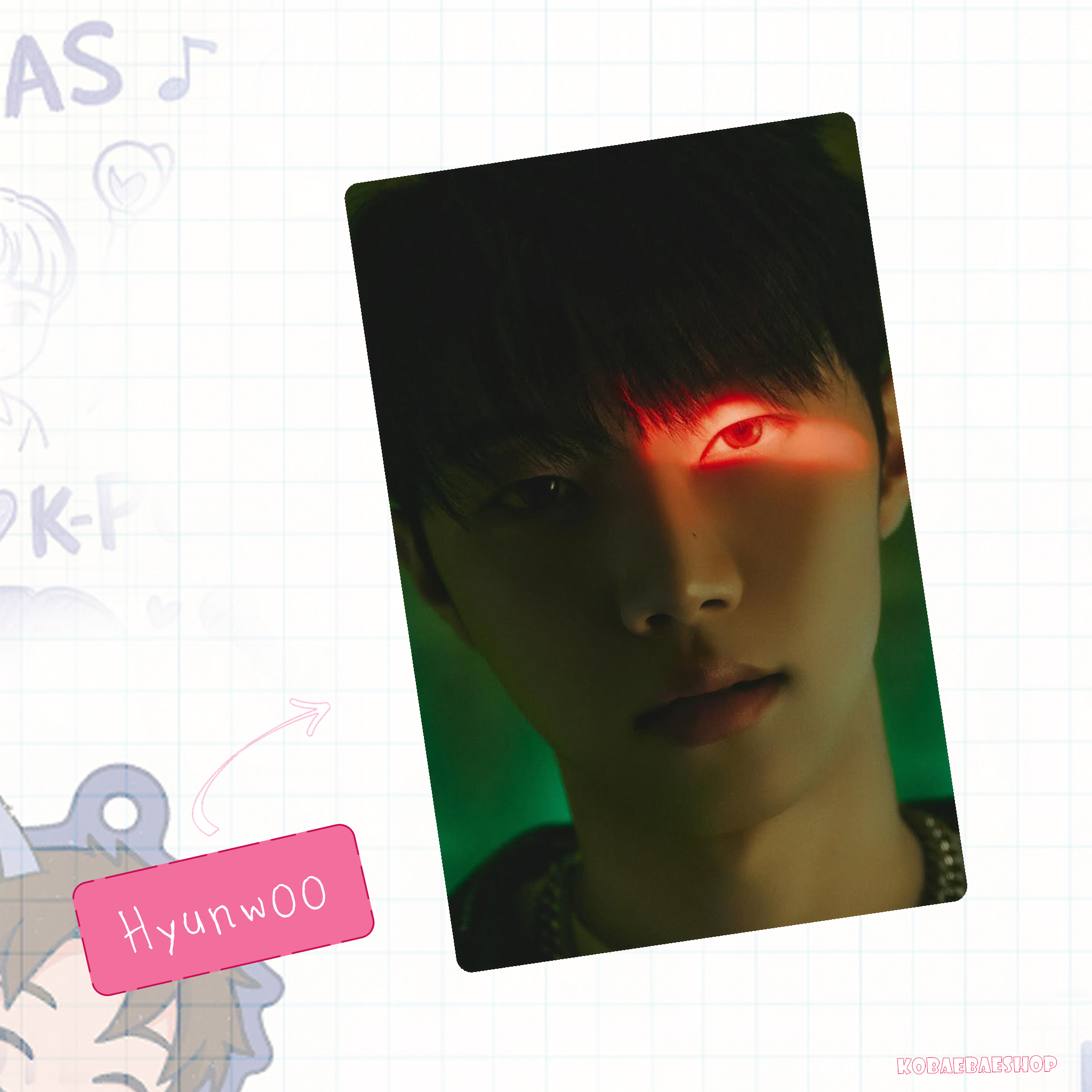 Xikers - OT10 Hiker handmade photocards - bias set 1
