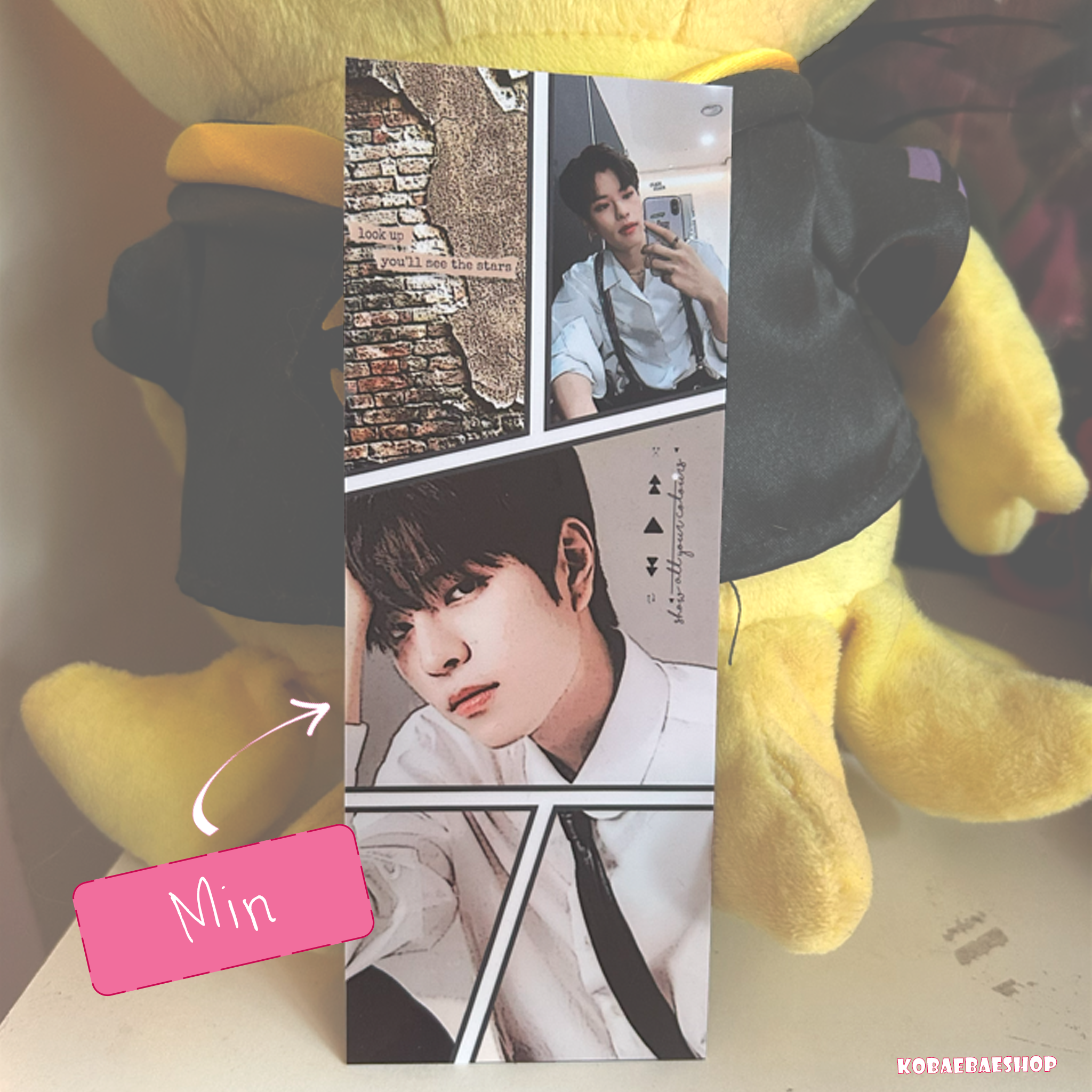 Skz -  Handmade edit Bookmarks | Retro Posterized Art Style - set 3