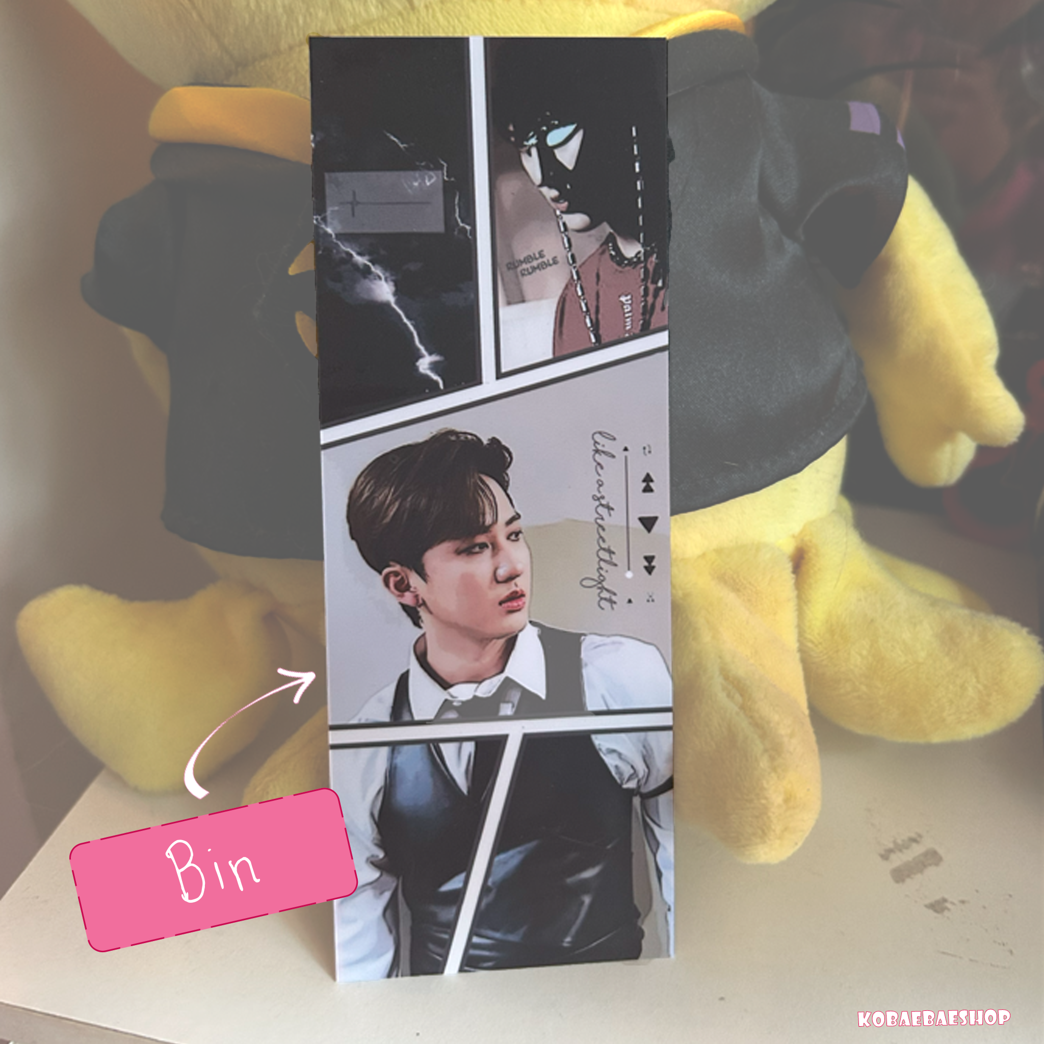 Skz -  Handmade edit Bookmarks | Retro Posterized Art Style - set 3