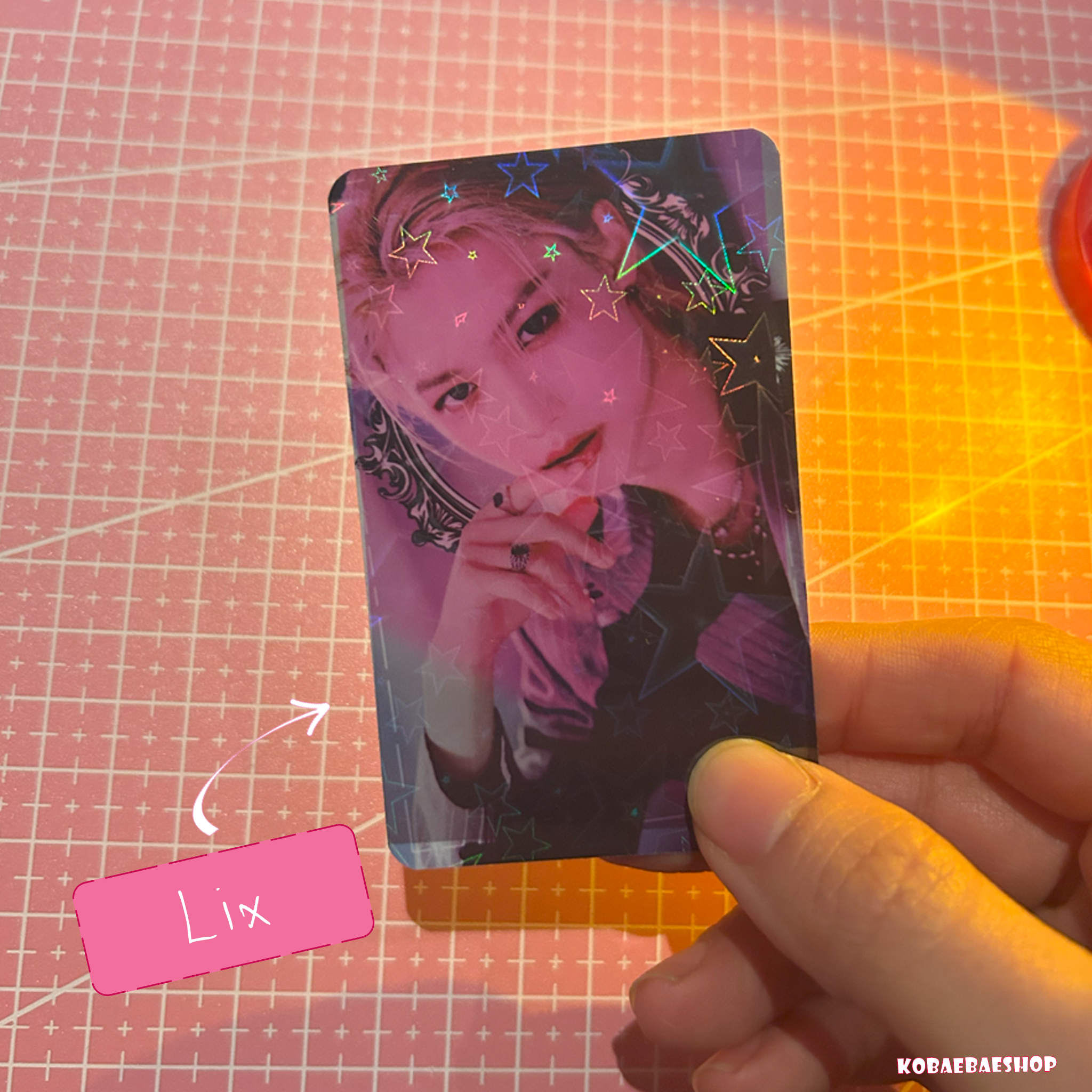 Skz - Dome Handmade photocards kpop inspired - holographic Bias Set 1