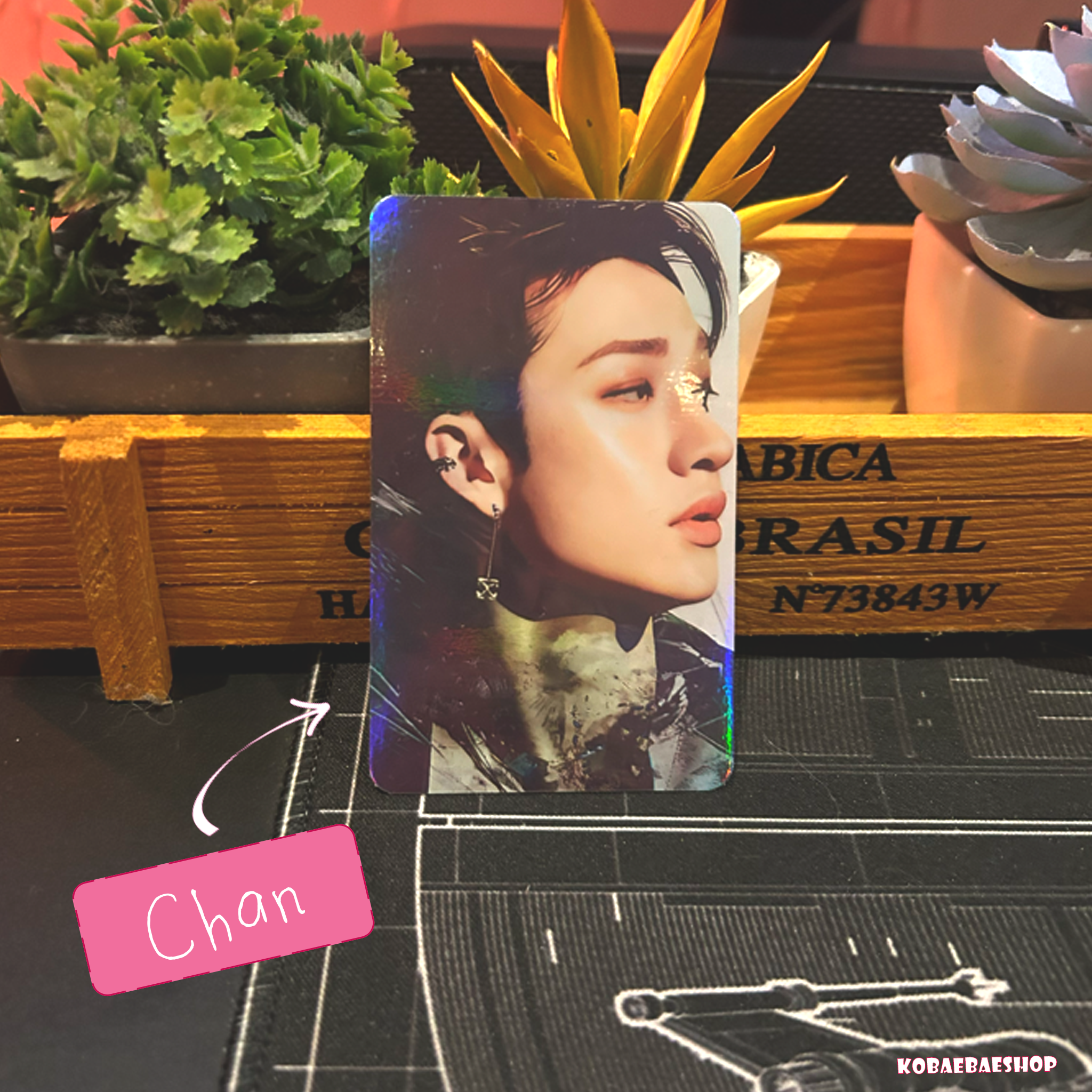Skz - Wolf Handmade photocards kpop inspired - Bias Set - Rainbow Holo