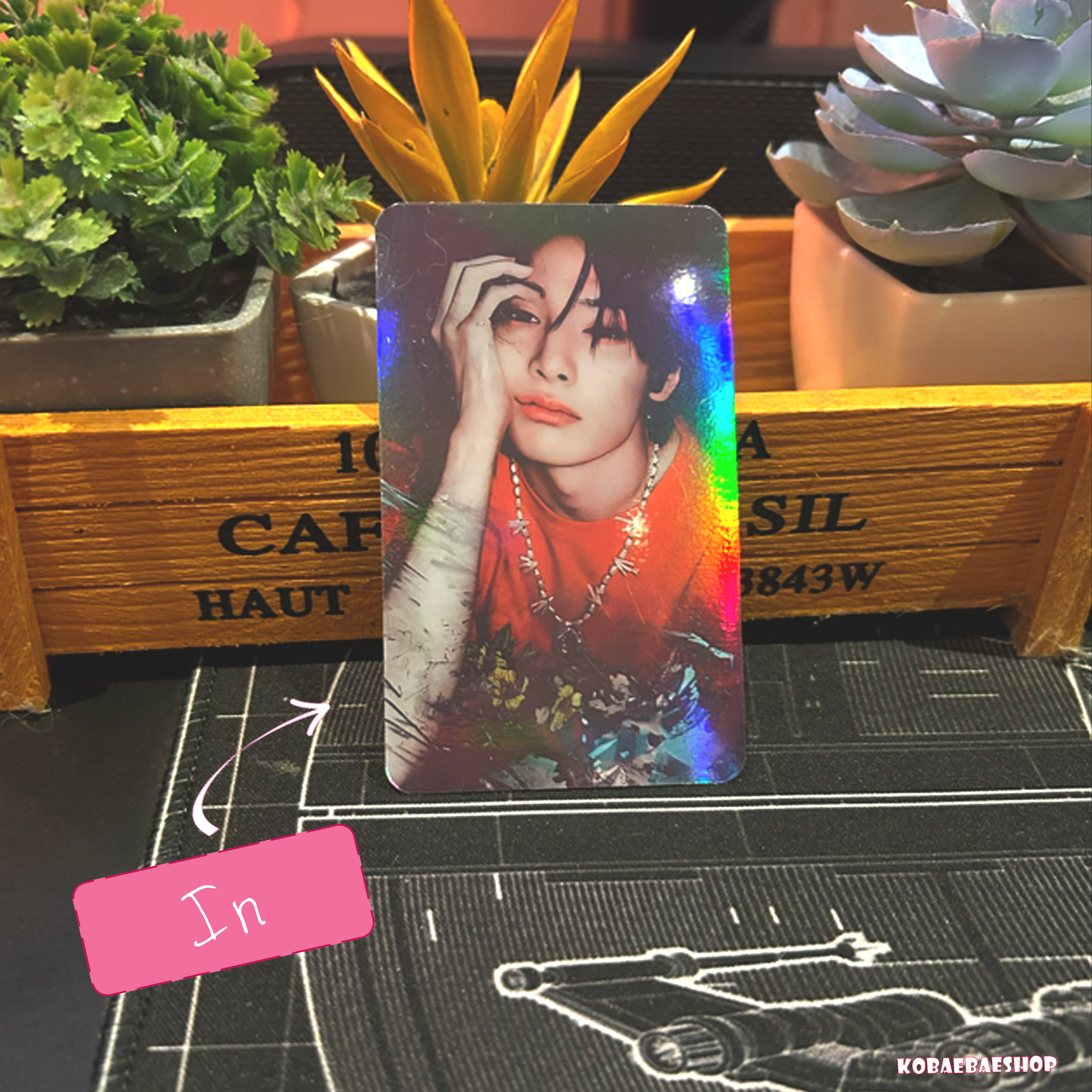 Skz - Wolf Handmade photocards kpop inspired - Bias Set - Rainbow Holo