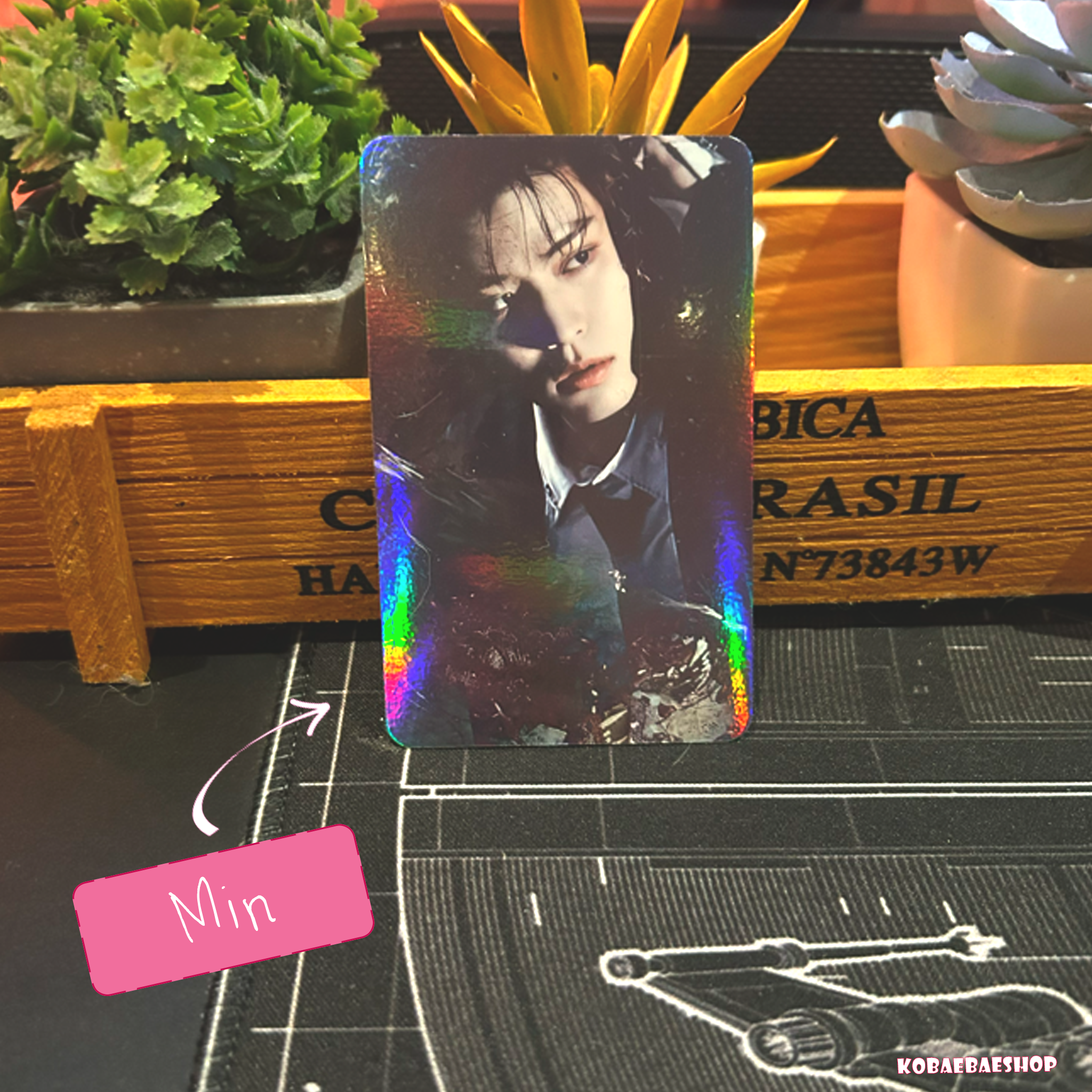 Skz - Wolf Handmade photocards kpop inspired - Bias Set - Rainbow Holo