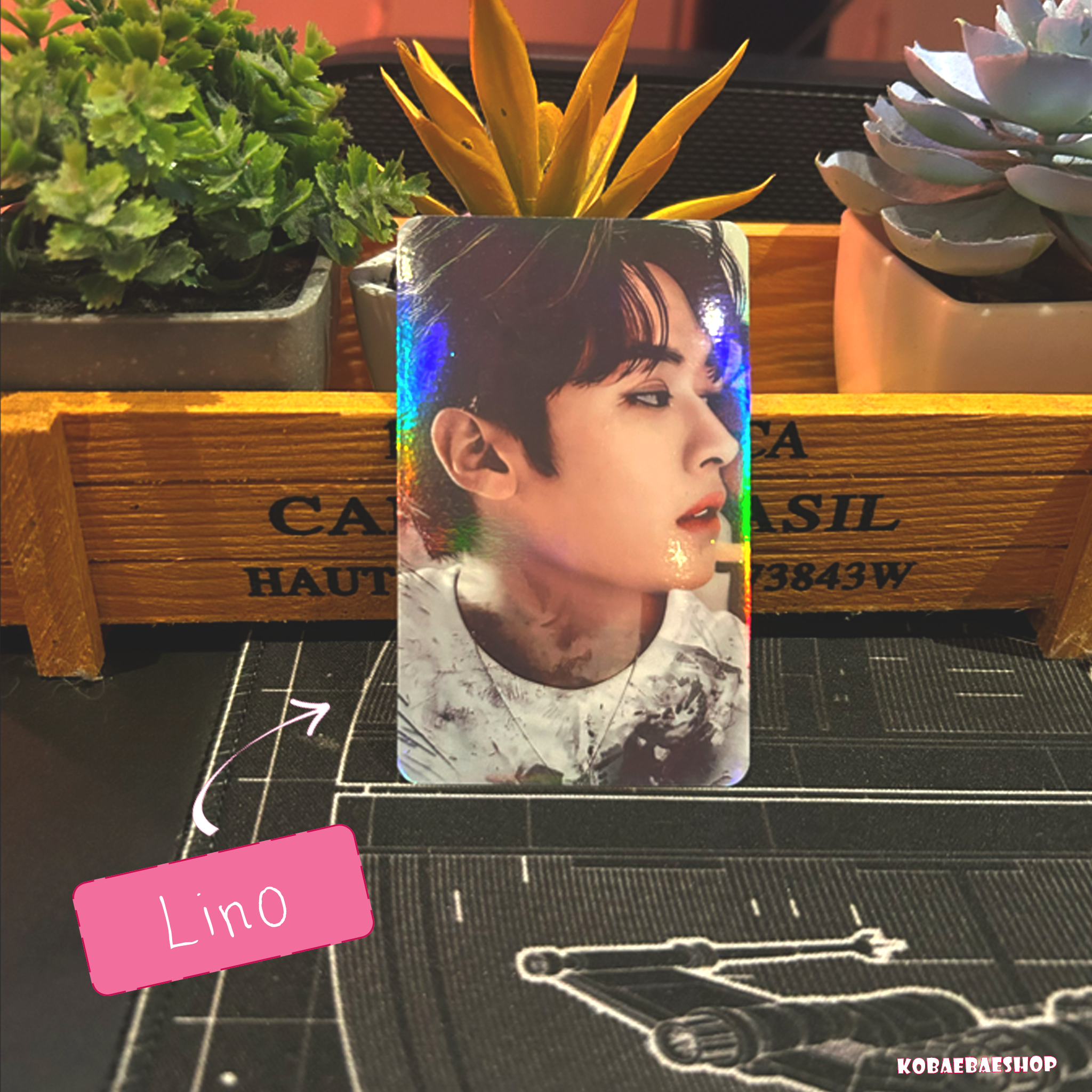 Skz - Wolf Handmade photocards kpop inspired - Bias Set - Rainbow Holo