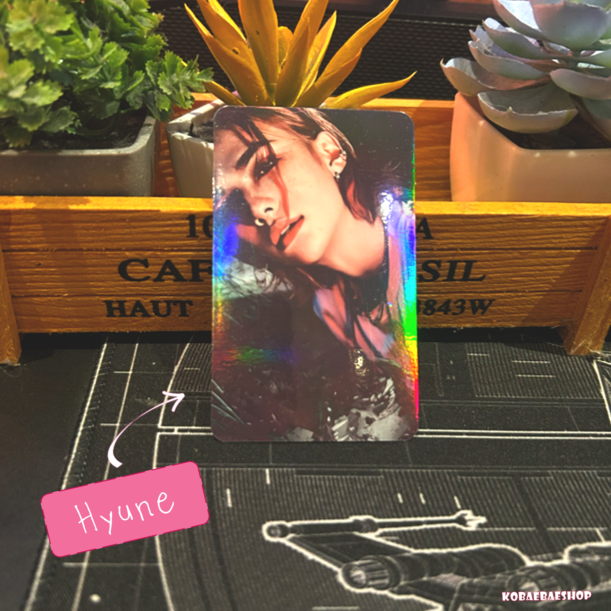 Skz - Wolf Handmade photocards kpop inspired - Bias Set - Rainbow Holo