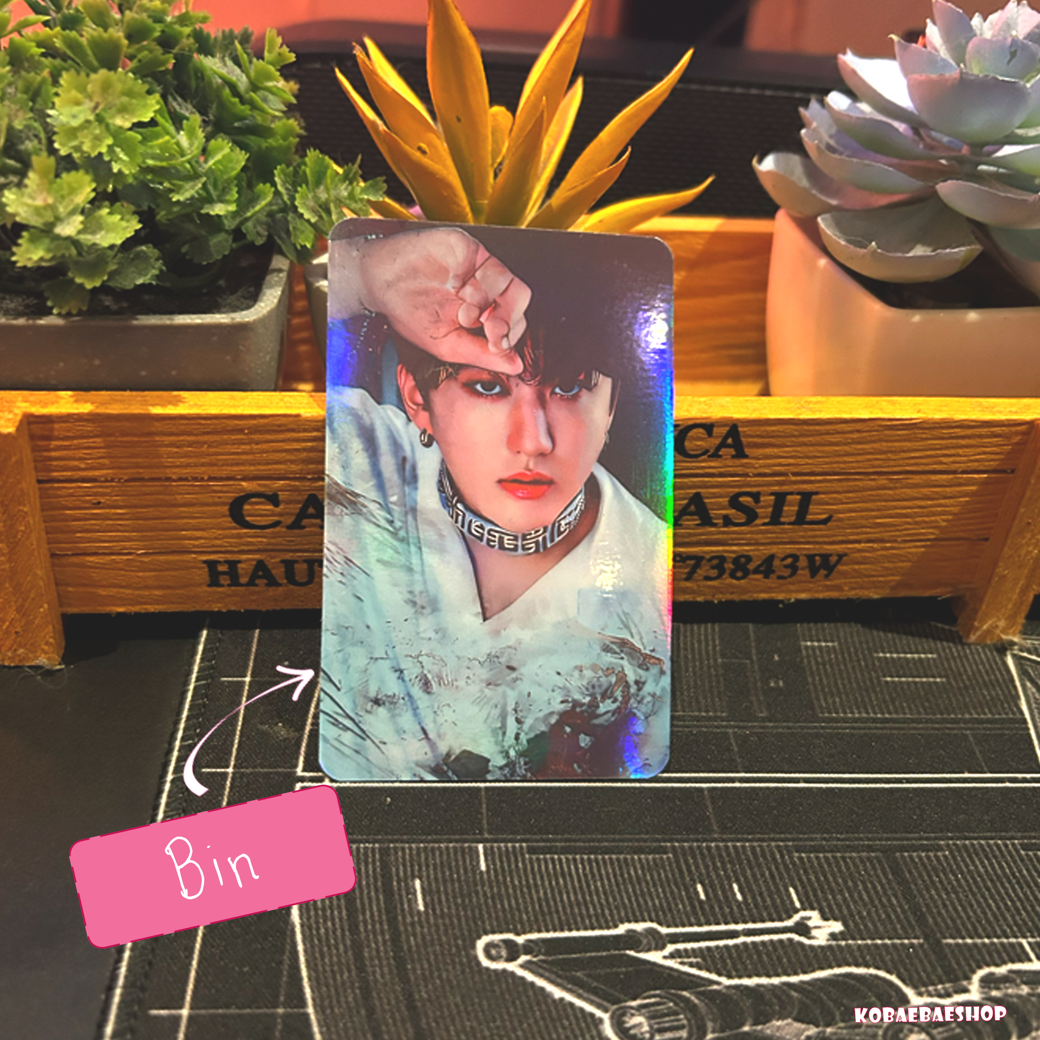 Skz - Wolf Handmade photocards kpop inspired - Bias Set - Rainbow Holo