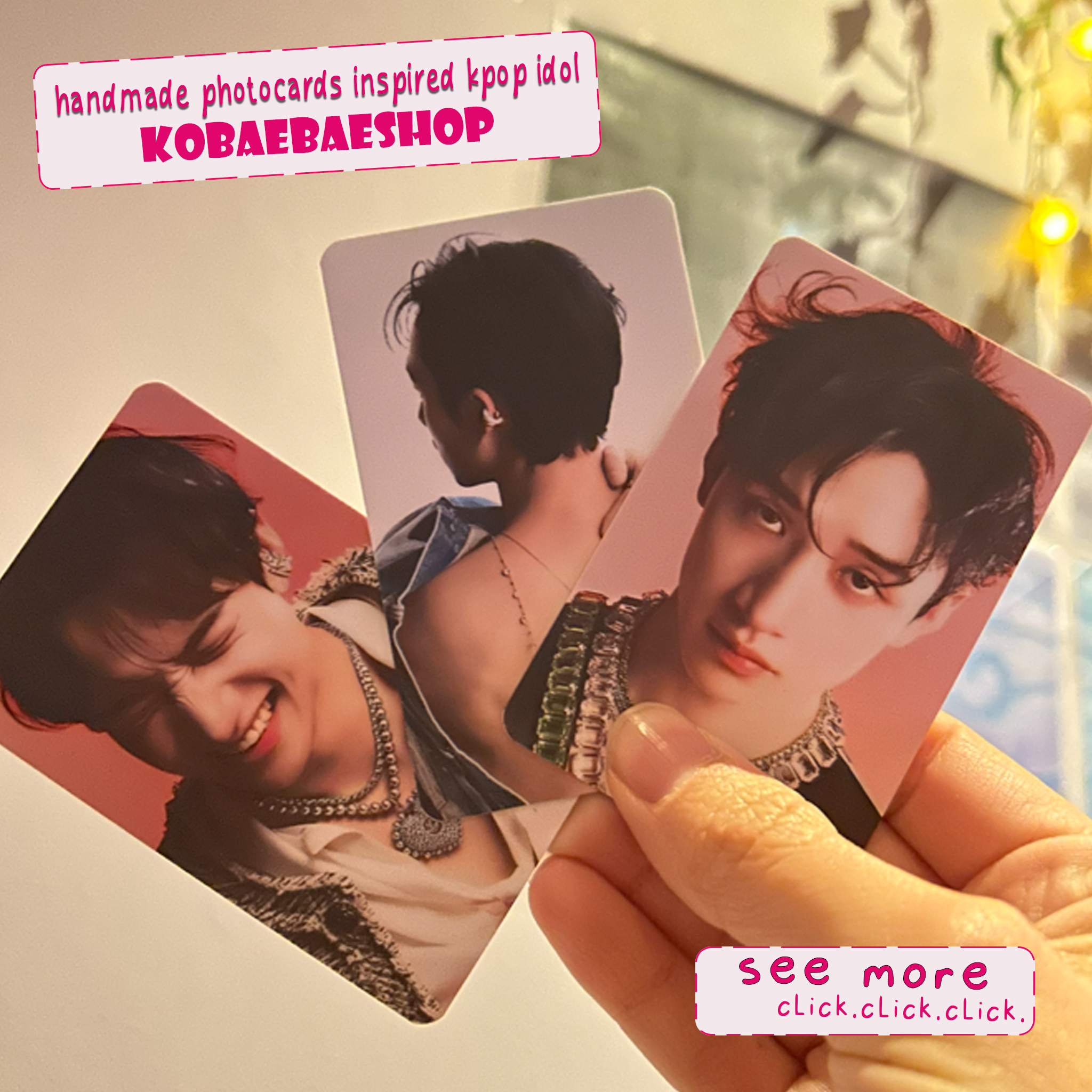 Skz - Channie NyL Handmade photocards kpop inspired - Bias Set