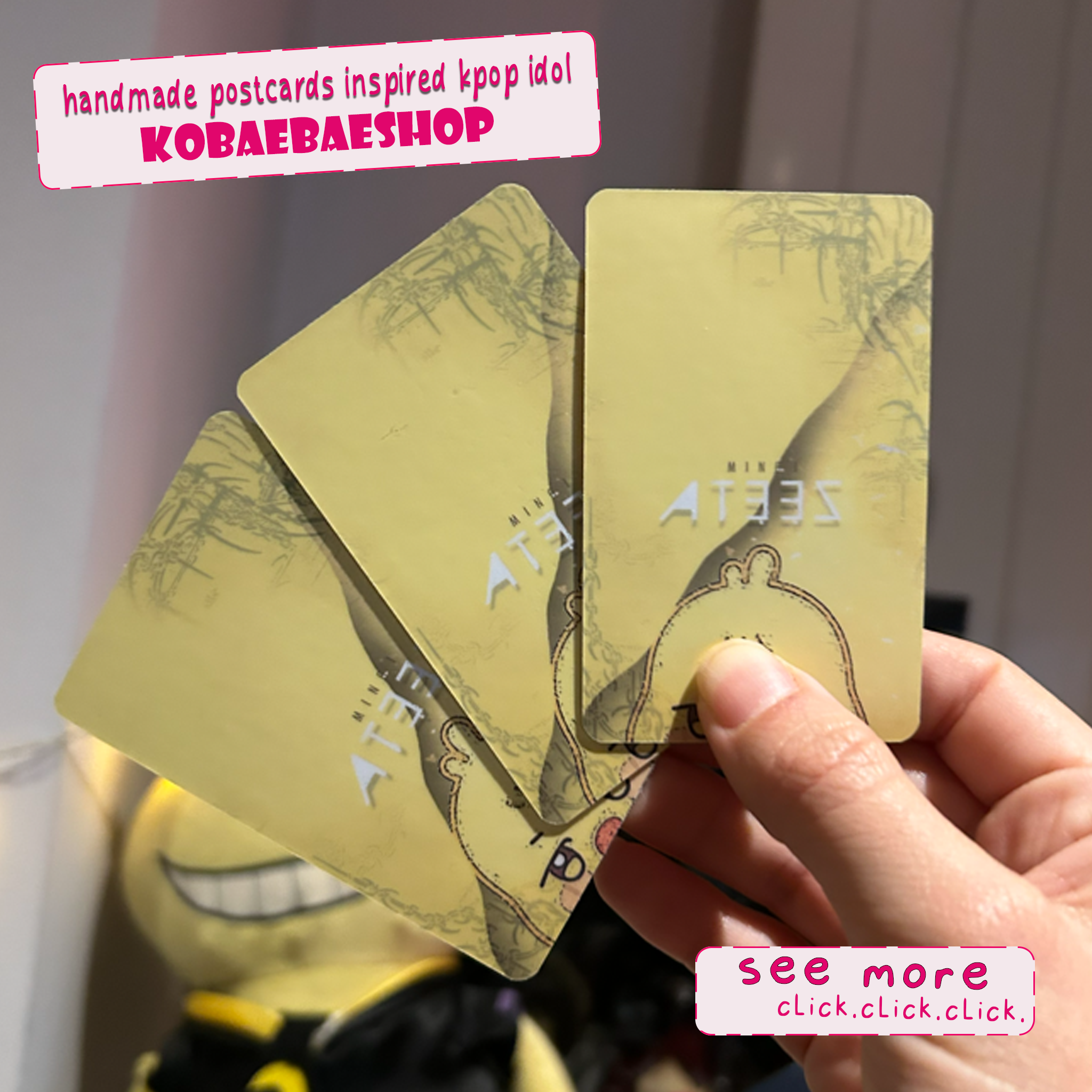 Atz - Mingi Handmade photocards kpop inspired - Bias Set 2