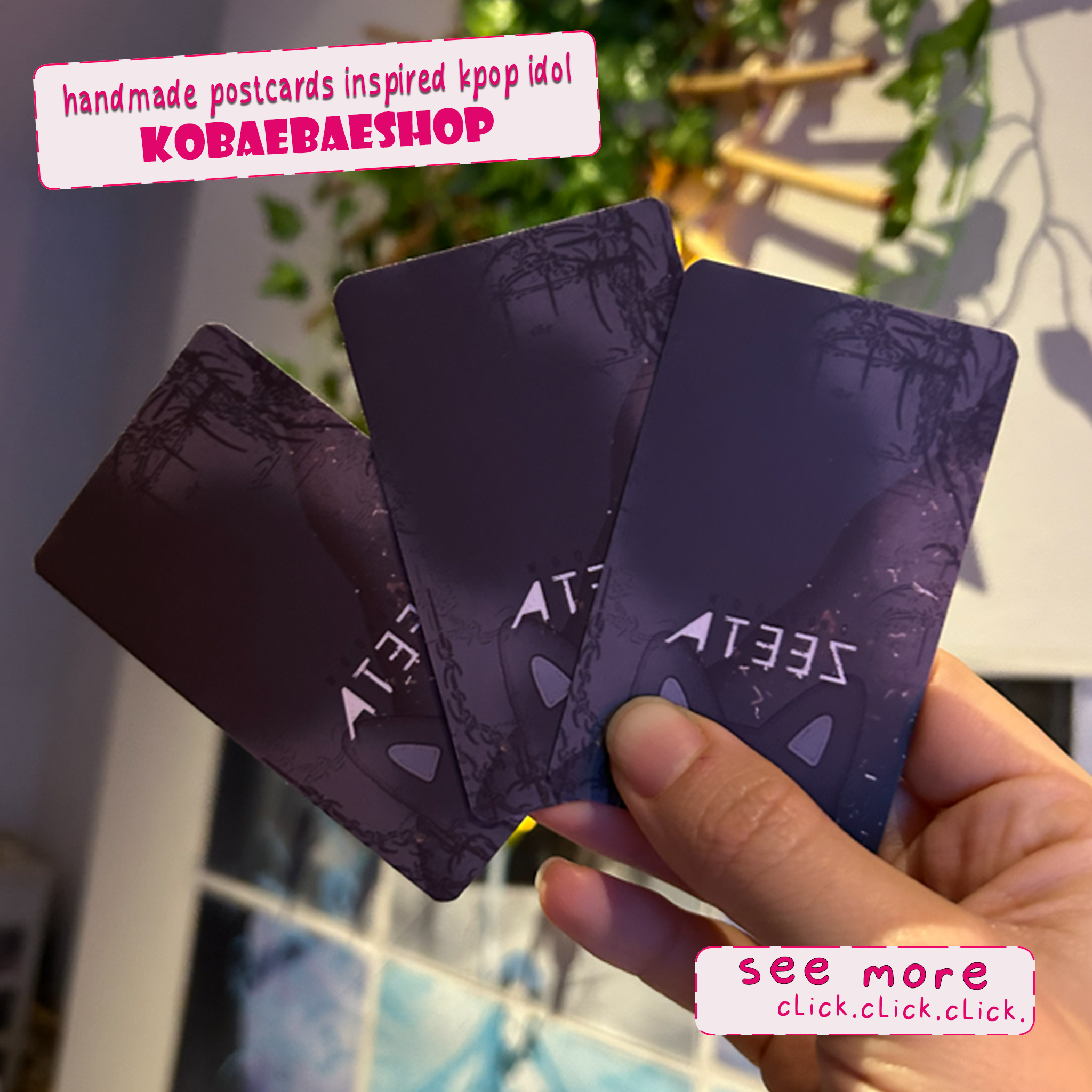 Atz - Woo Handmade photocards kpop inspired - Bias Set 2