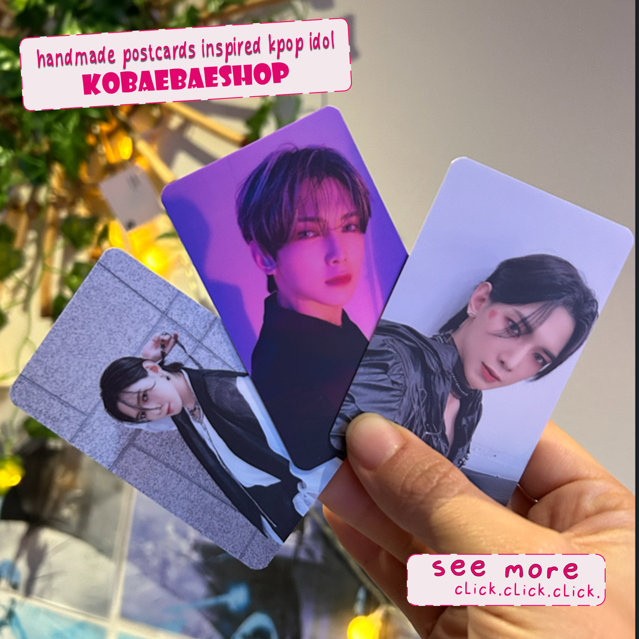 Atz - Yeo Handmade photocards kpop inspired - Bias Set 2