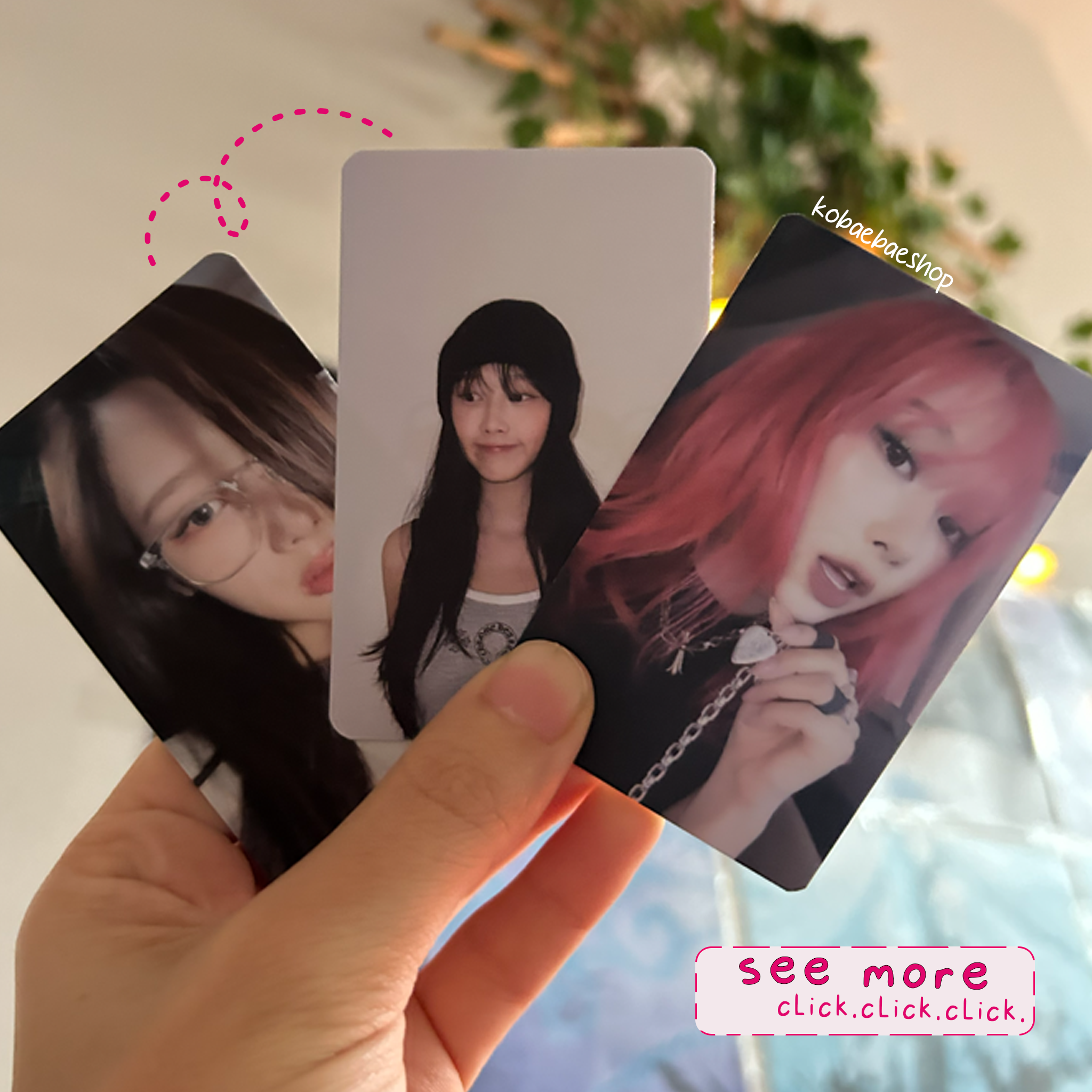 Aesp - Gigi handmade photocards kpop inspired - Set 1
