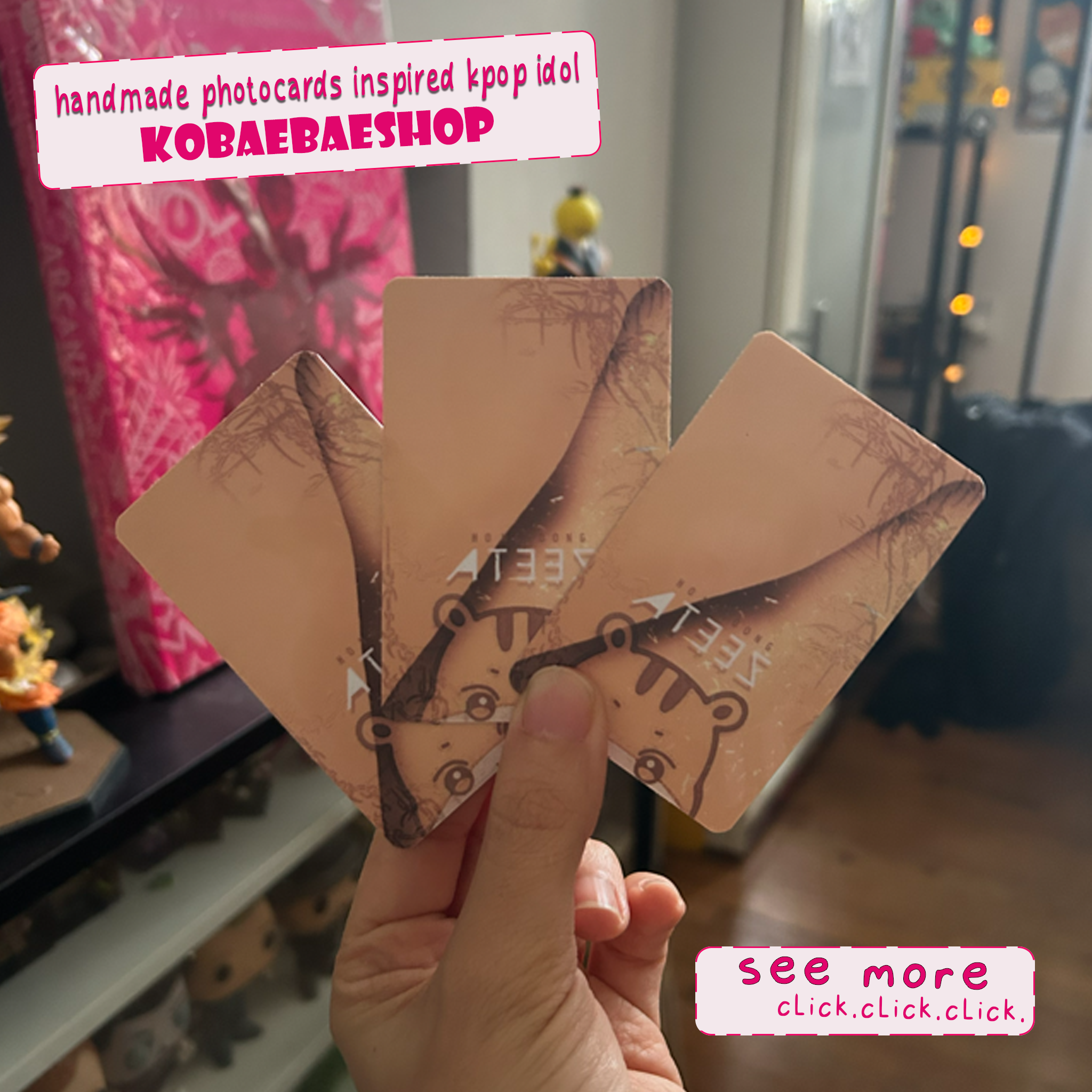 Atz - Joong Handmade photocards kpop inspired - Bias Set 2