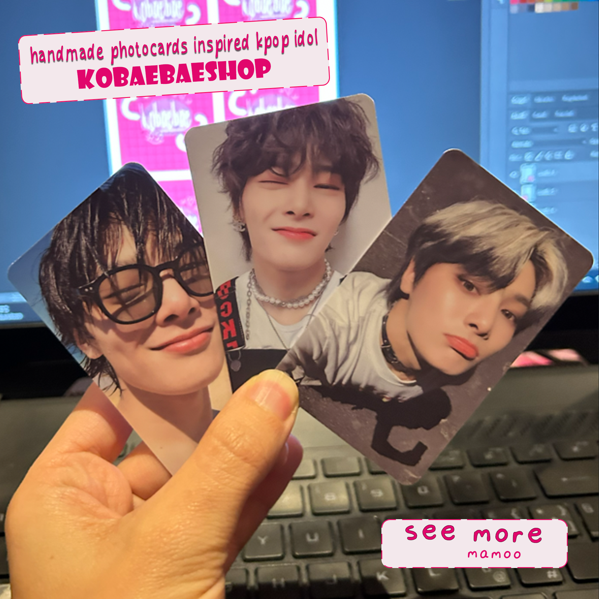 Skz - Innie handmade photocards kpop inspired - Set 1
