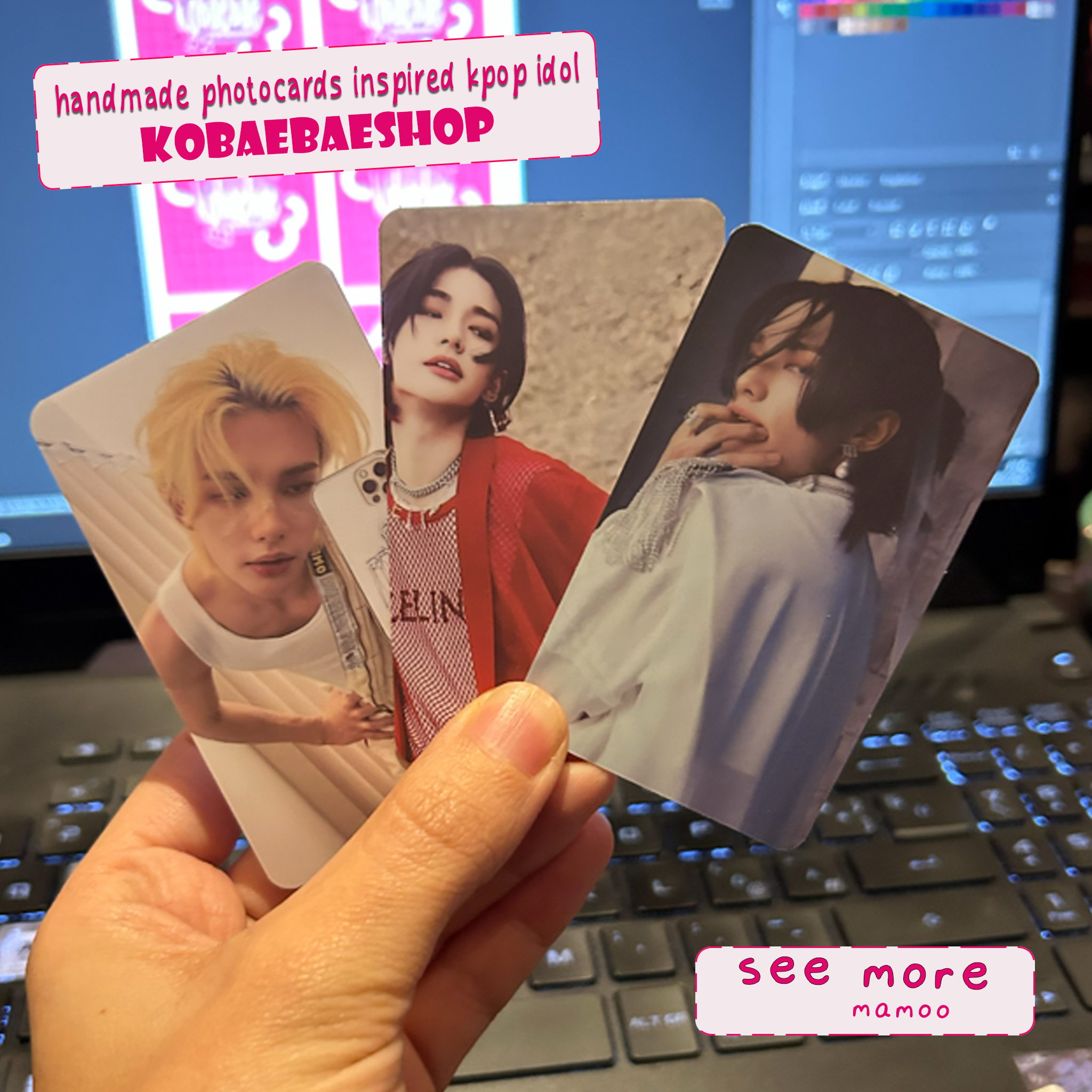 Skz - Hyune handmade photocards kpop inspired - Set 1