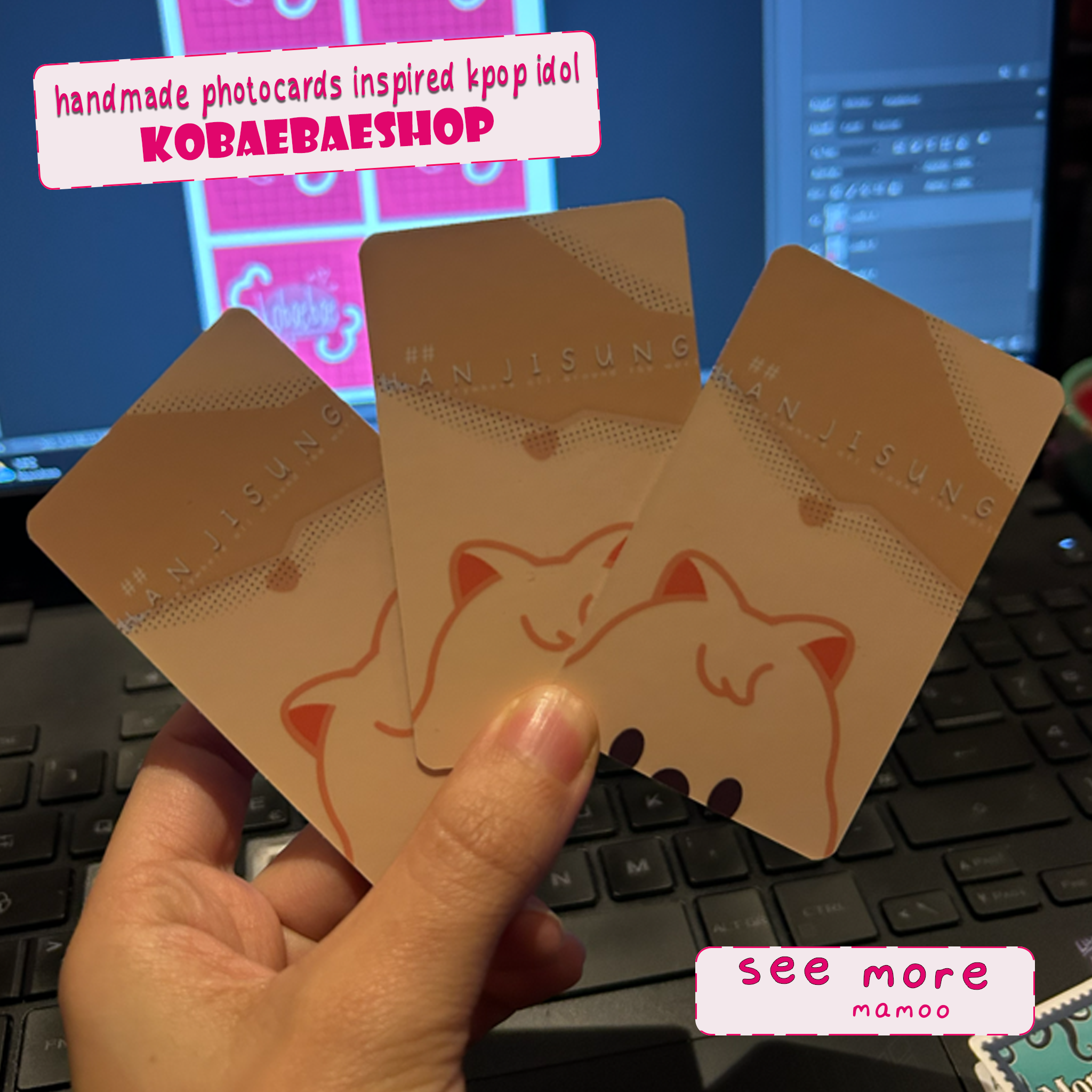 Skz - Hannie handmade photocards kpop inspired - Set 1
