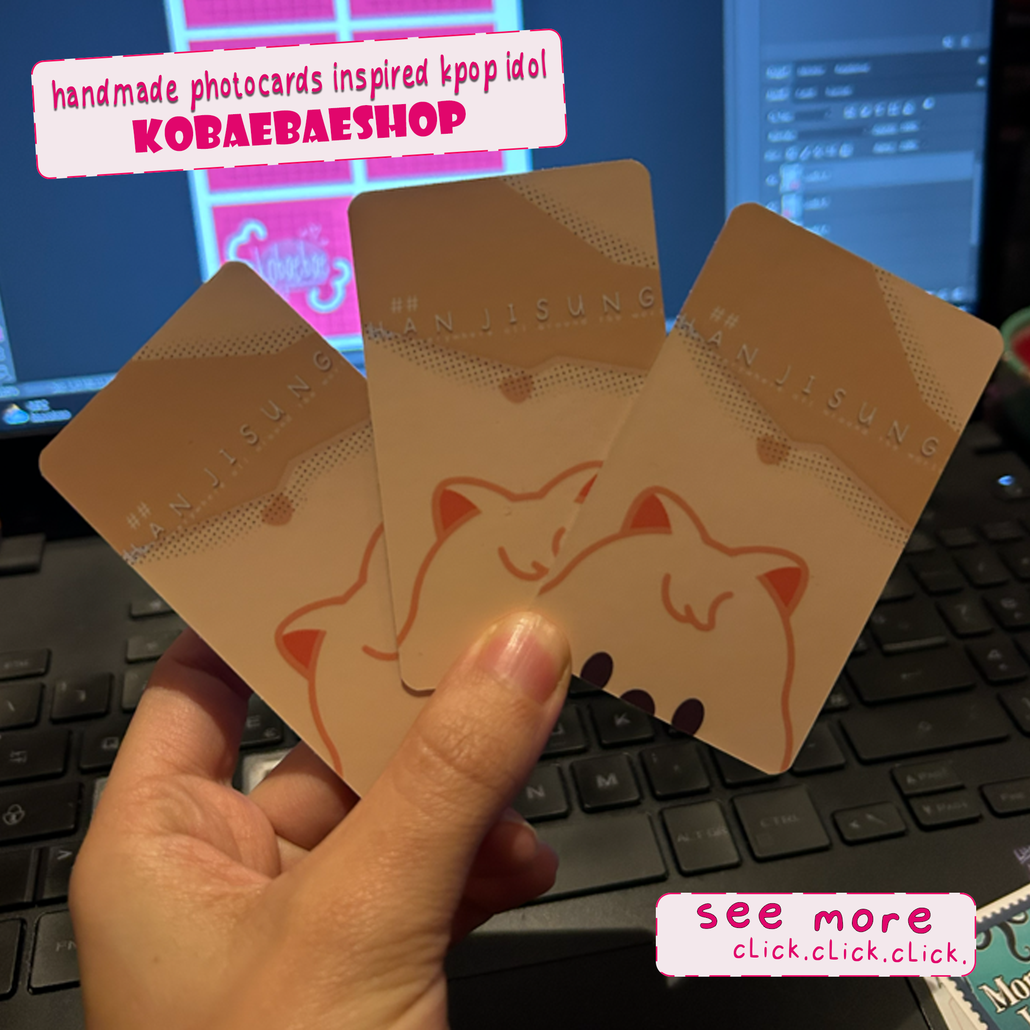Skz - Han handmade photocards kpop inspired - Set 2