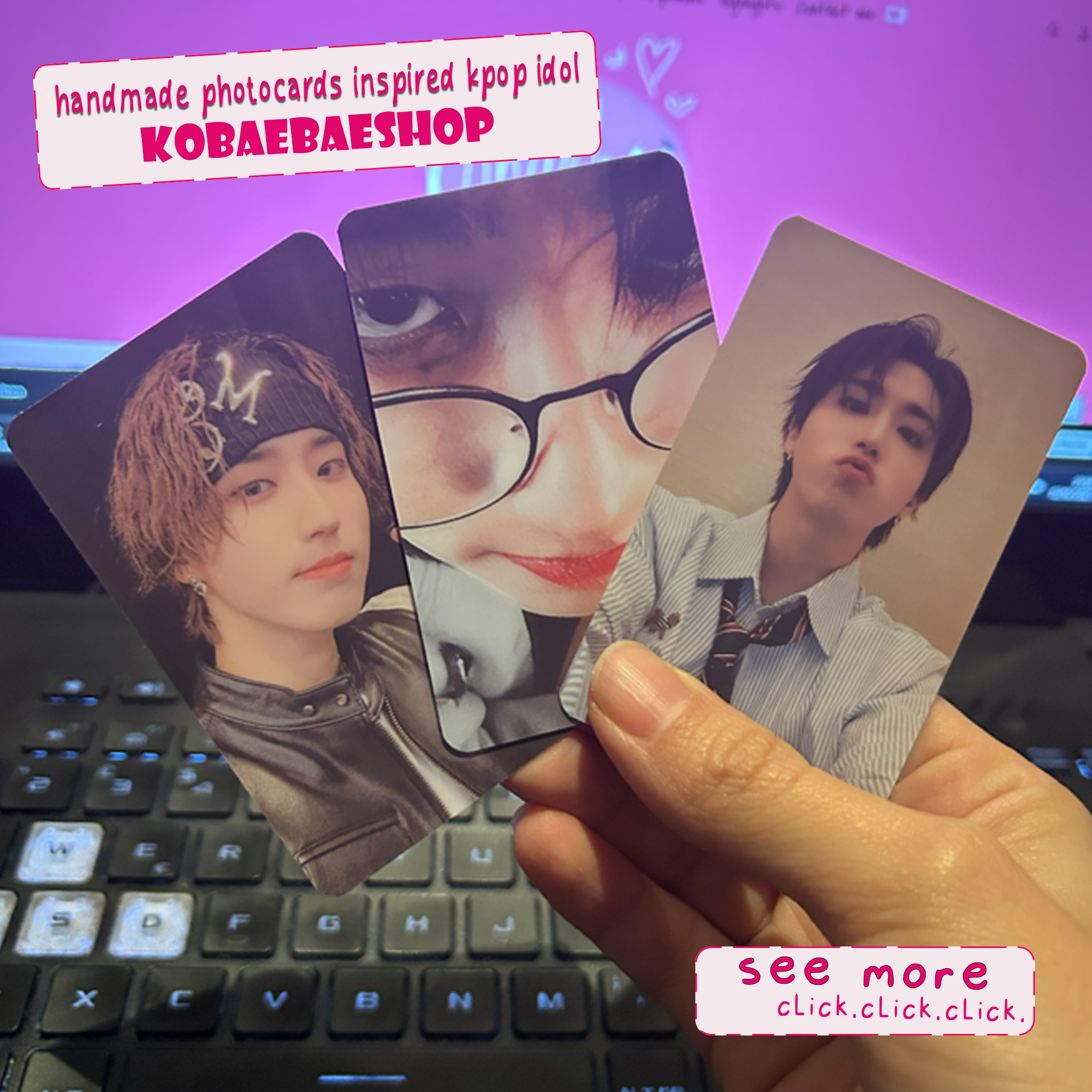 Skz - Han handmade photocards kpop inspired - Set 2