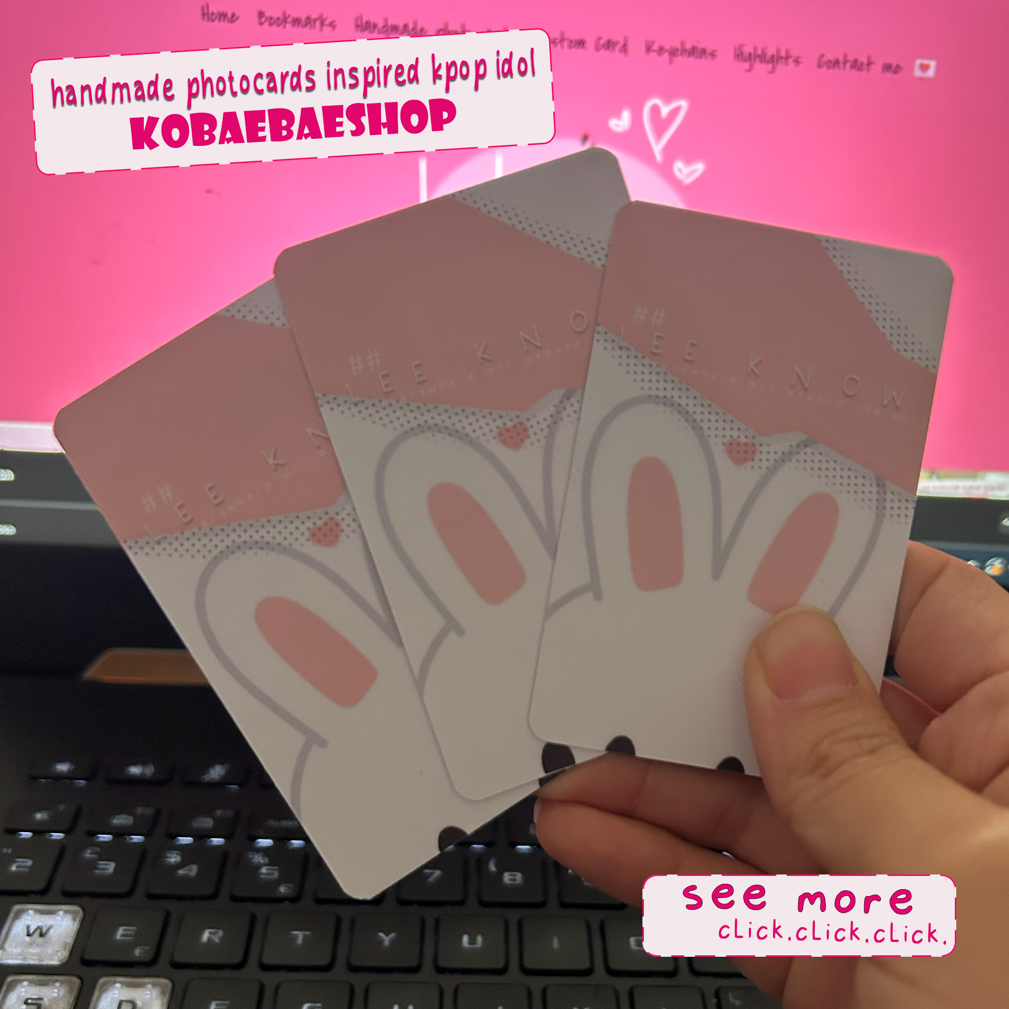 Skz - Lino handmade photocards kpop inspired - Set 2