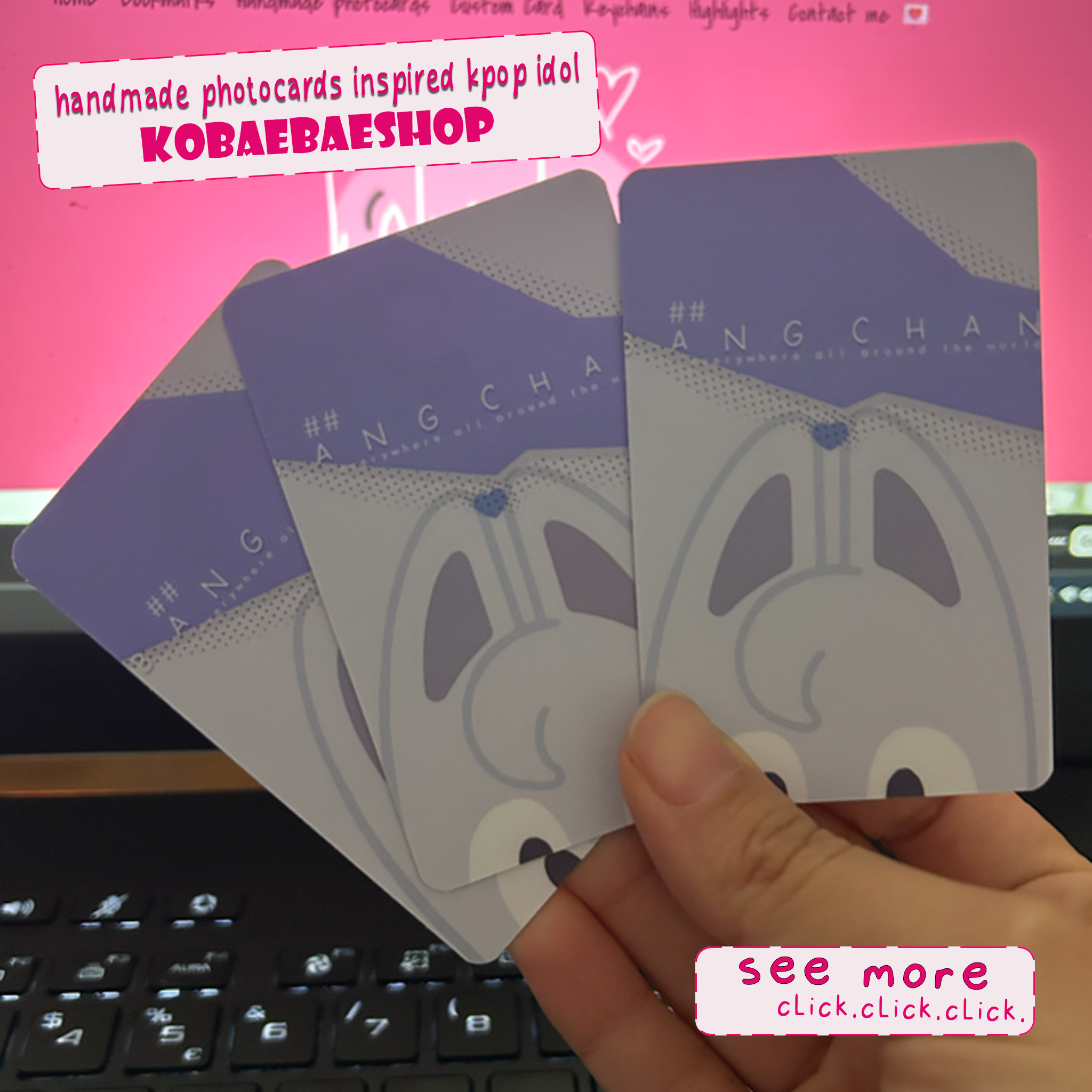 Skz - Chan handmade photocards kpop inspired - Set 2