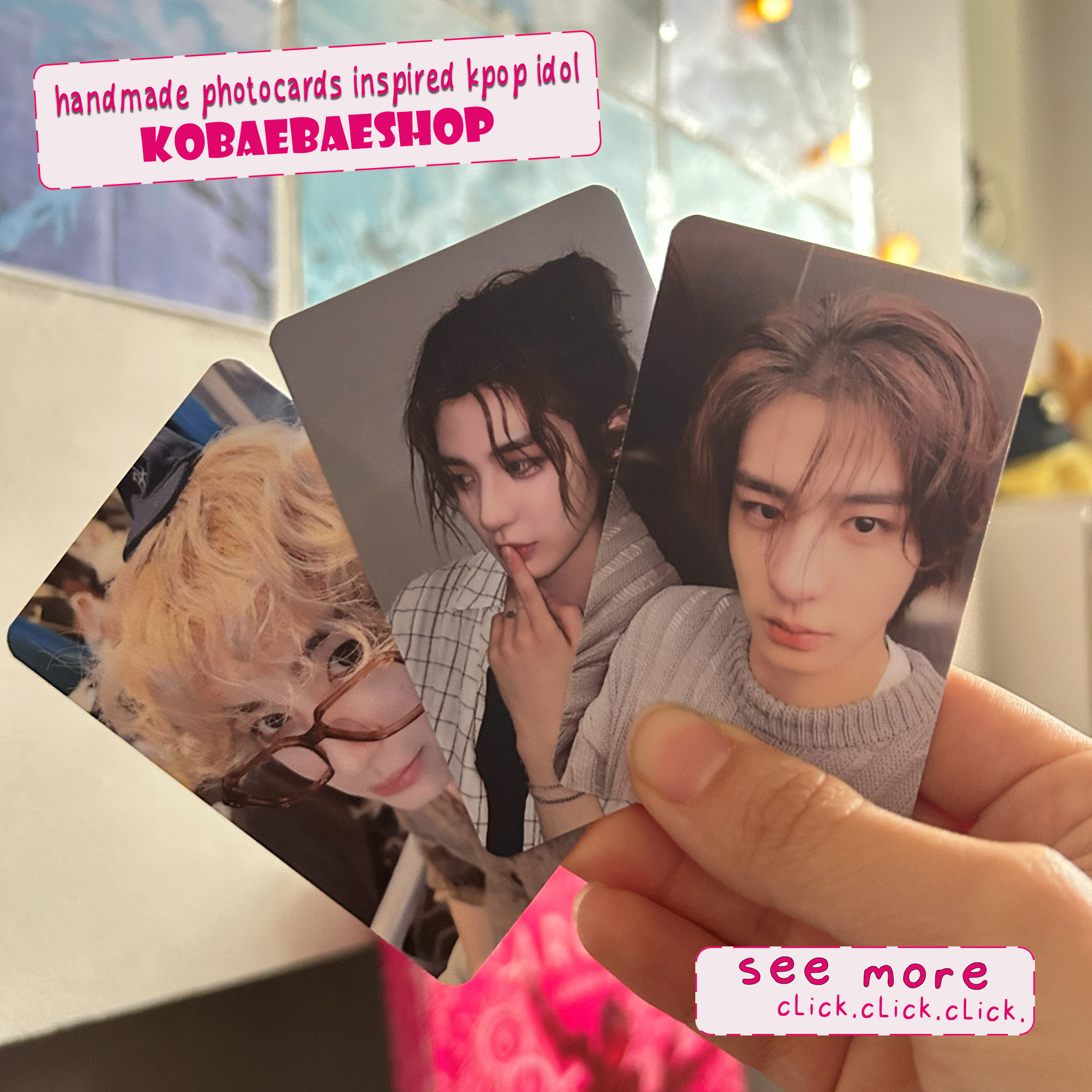 Boynextdoor - Leehan handmade photocards kpop inspired - Set 1