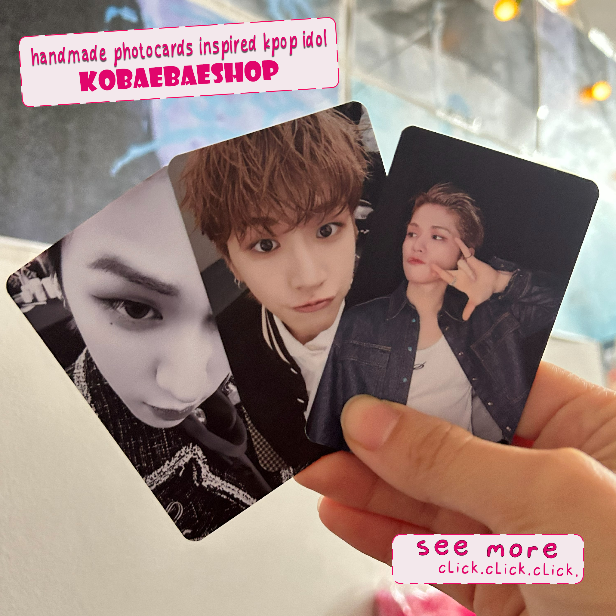Boynextdoor - Riwoo handmade photocards kpop inspired - Set 1