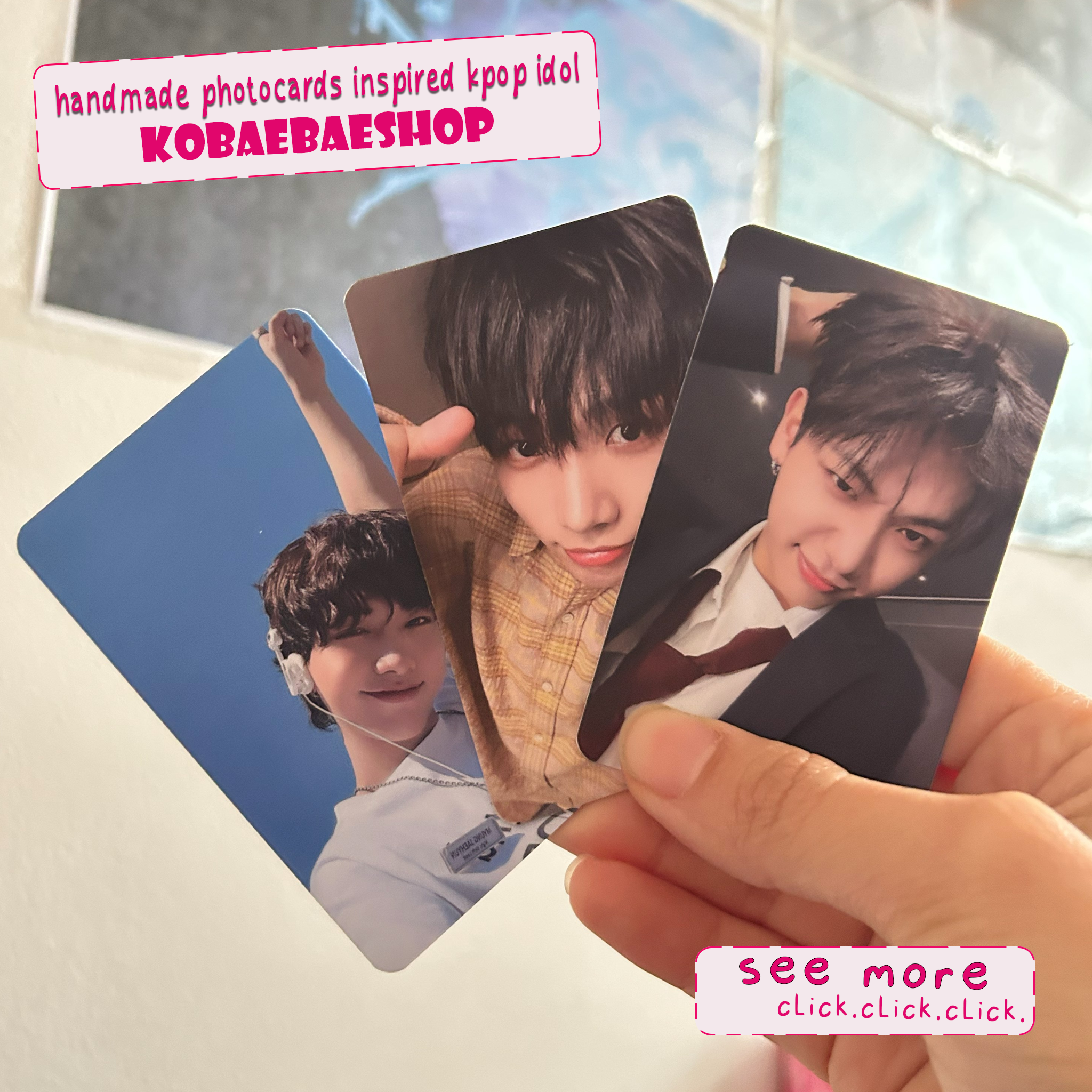 Boynextdoor - Jaehyun handmade photocards kpop inspired - Set 1