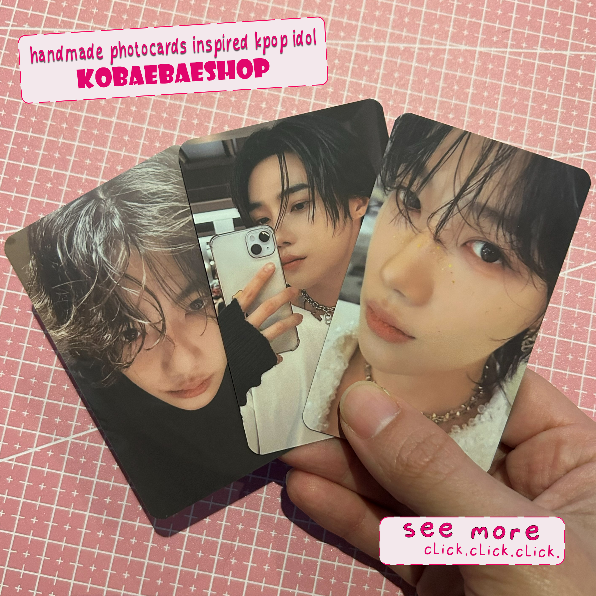 The Boyz - New handmade photocards kpop inspired - Set 1