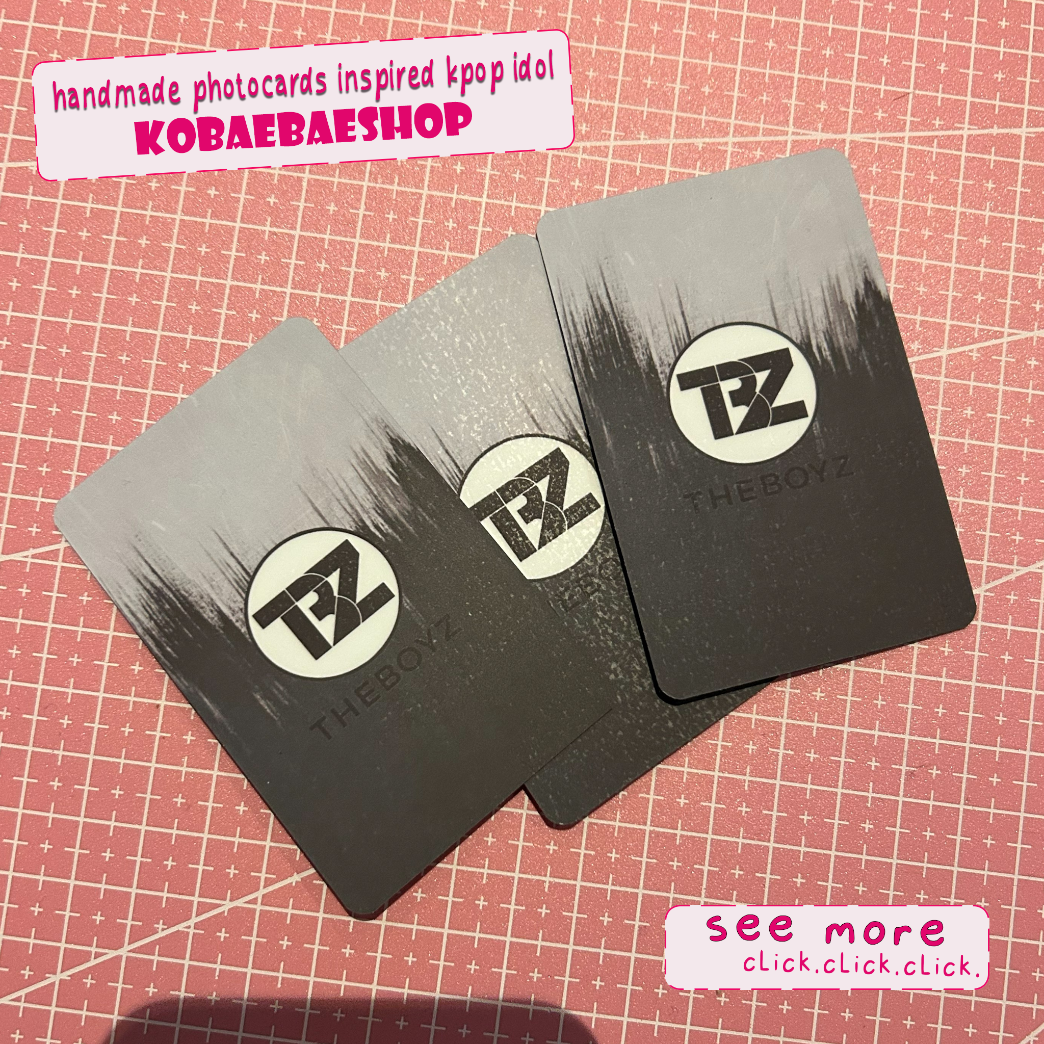 The Boyz - New handmade photocards kpop inspired - Set 1