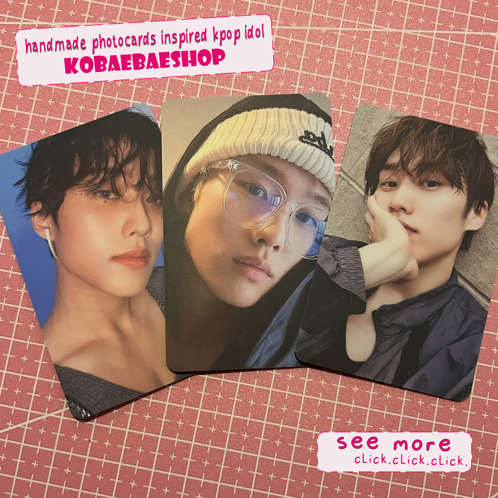 The Boyz - Jac handmade photocards kpop inspired - Set 1